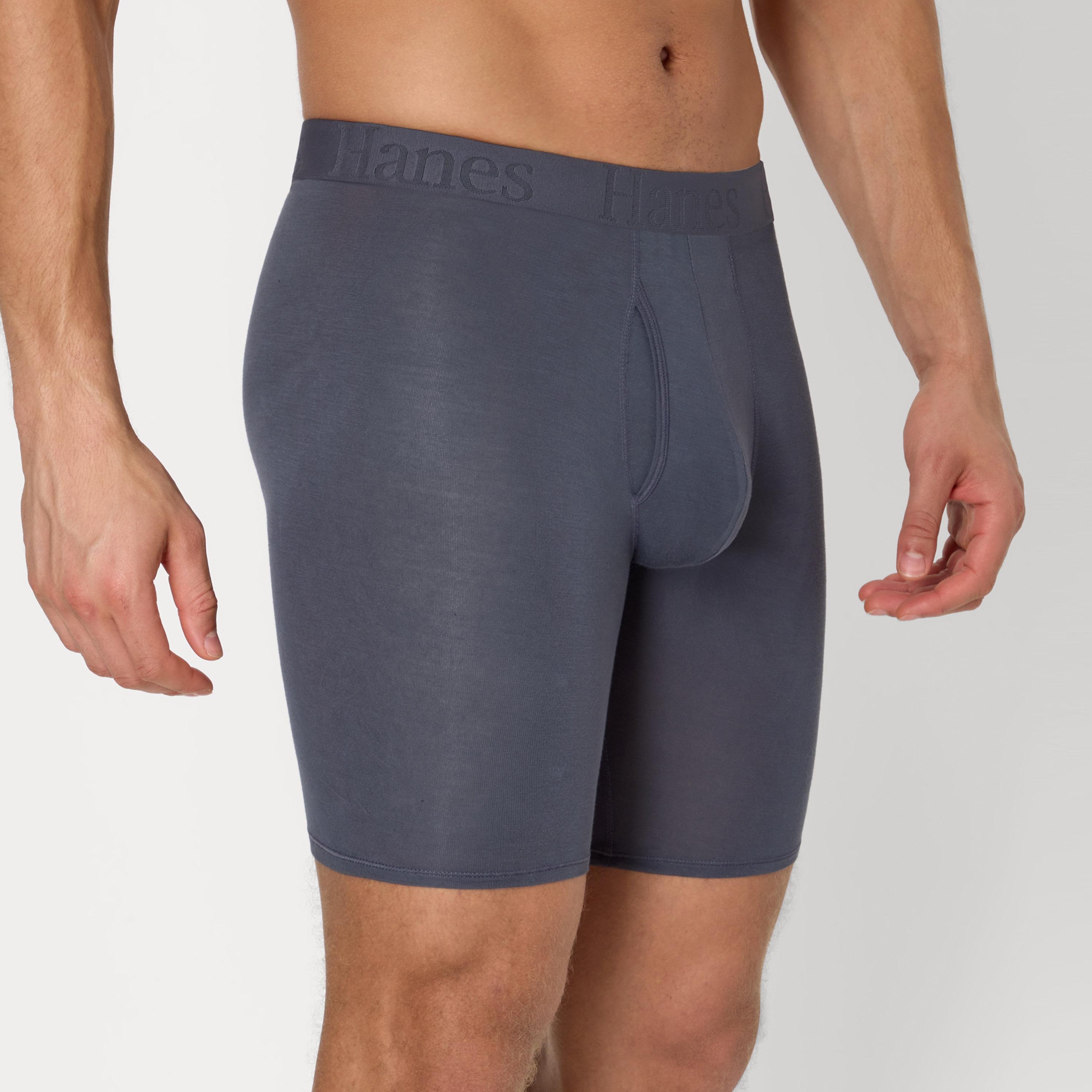 Hanes Assorted Pack of 3 Brand Logo Waist Band Men's Boxer Briefs-men-clothing-innerwear-underwear-image-3