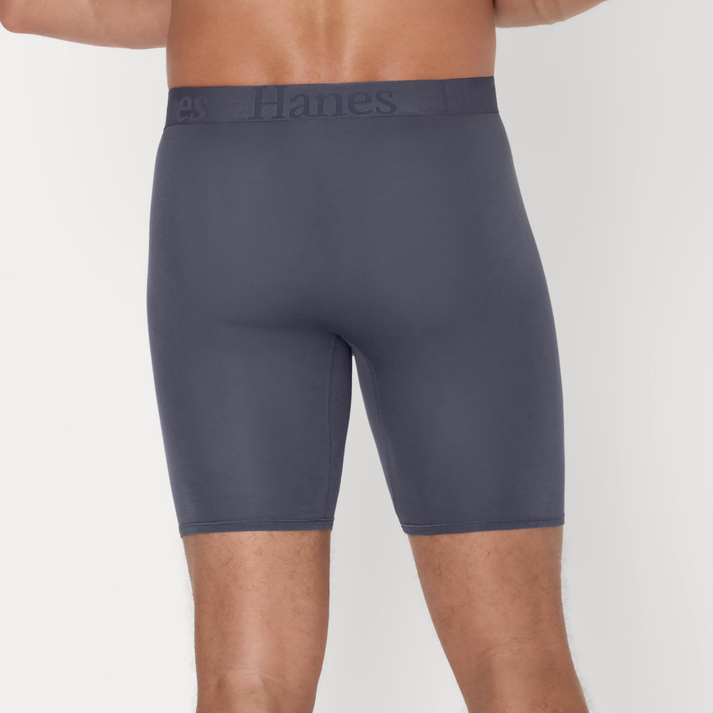 Hanes Assorted Pack of 3 Brand Logo Waist Band Men's Boxer Briefs-men-clothing-innerwear-underwear-image-4