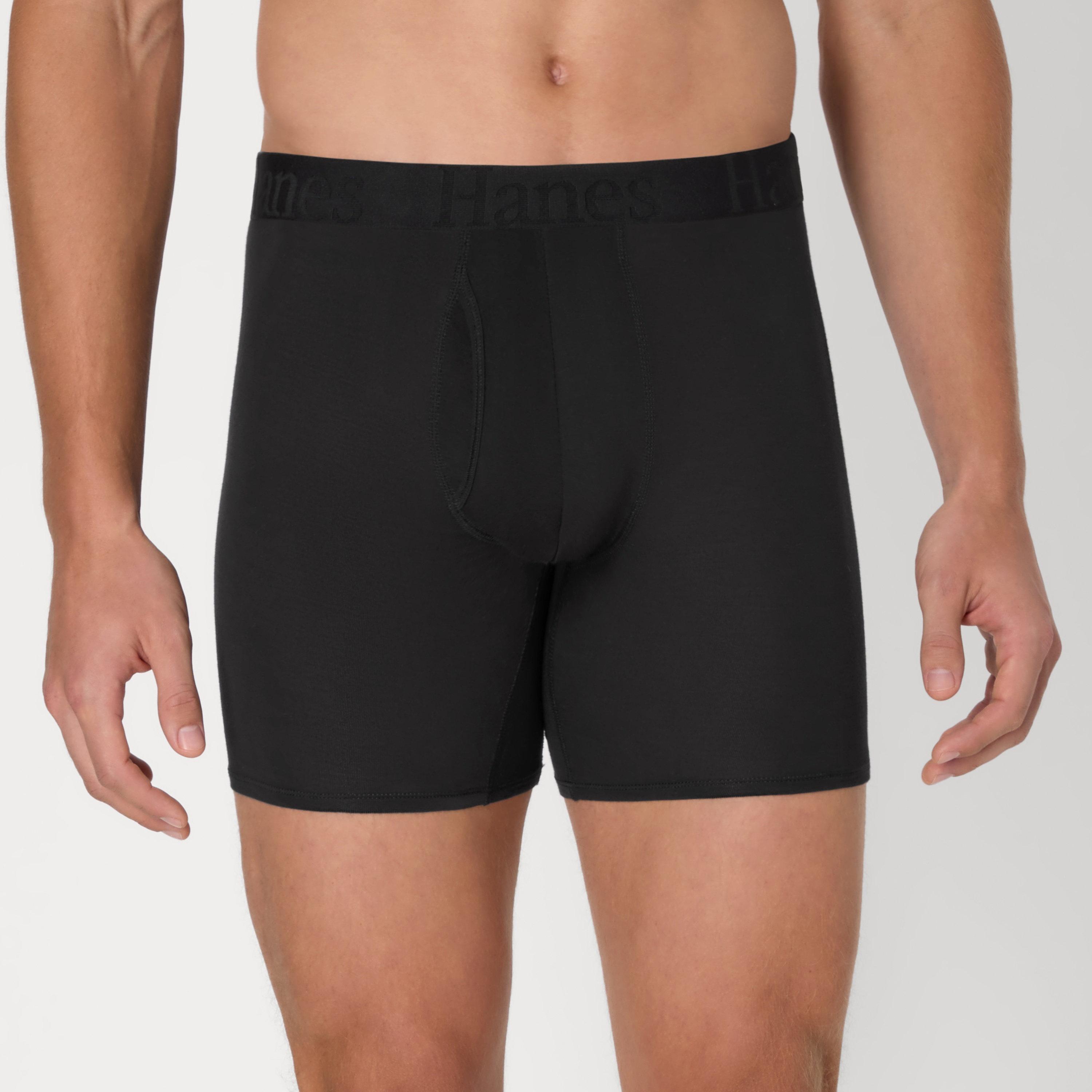 Hanes Assorted Pack of 3 Brand Logo Waist Band Men's Boxer Briefs-men-clothing-innerwear-underwear-image-2