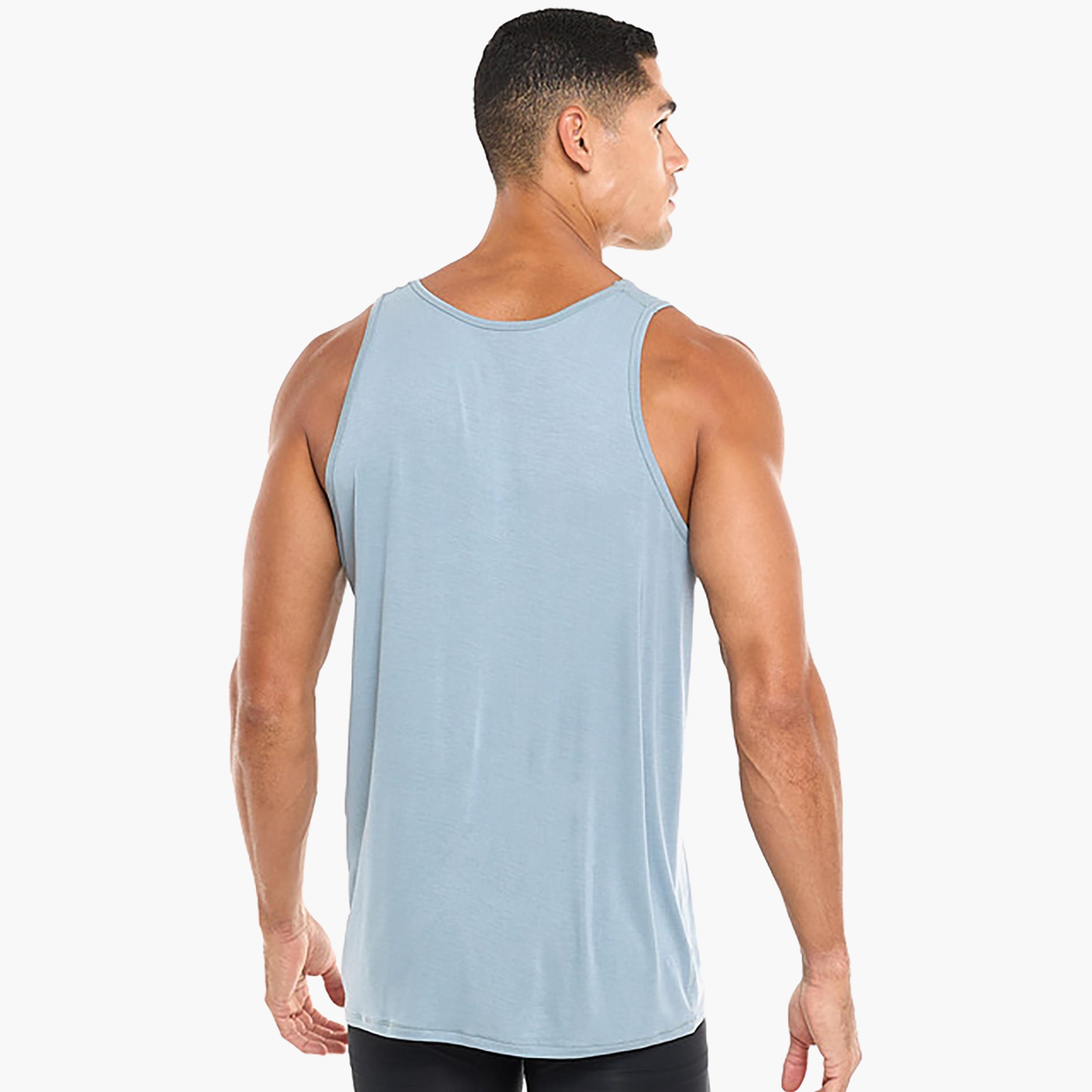 Hanes Assorted Pack of 3 Plain Scoop Neck Sleeveless Men's Vest-men-clothing-innerwear-vests-image-6