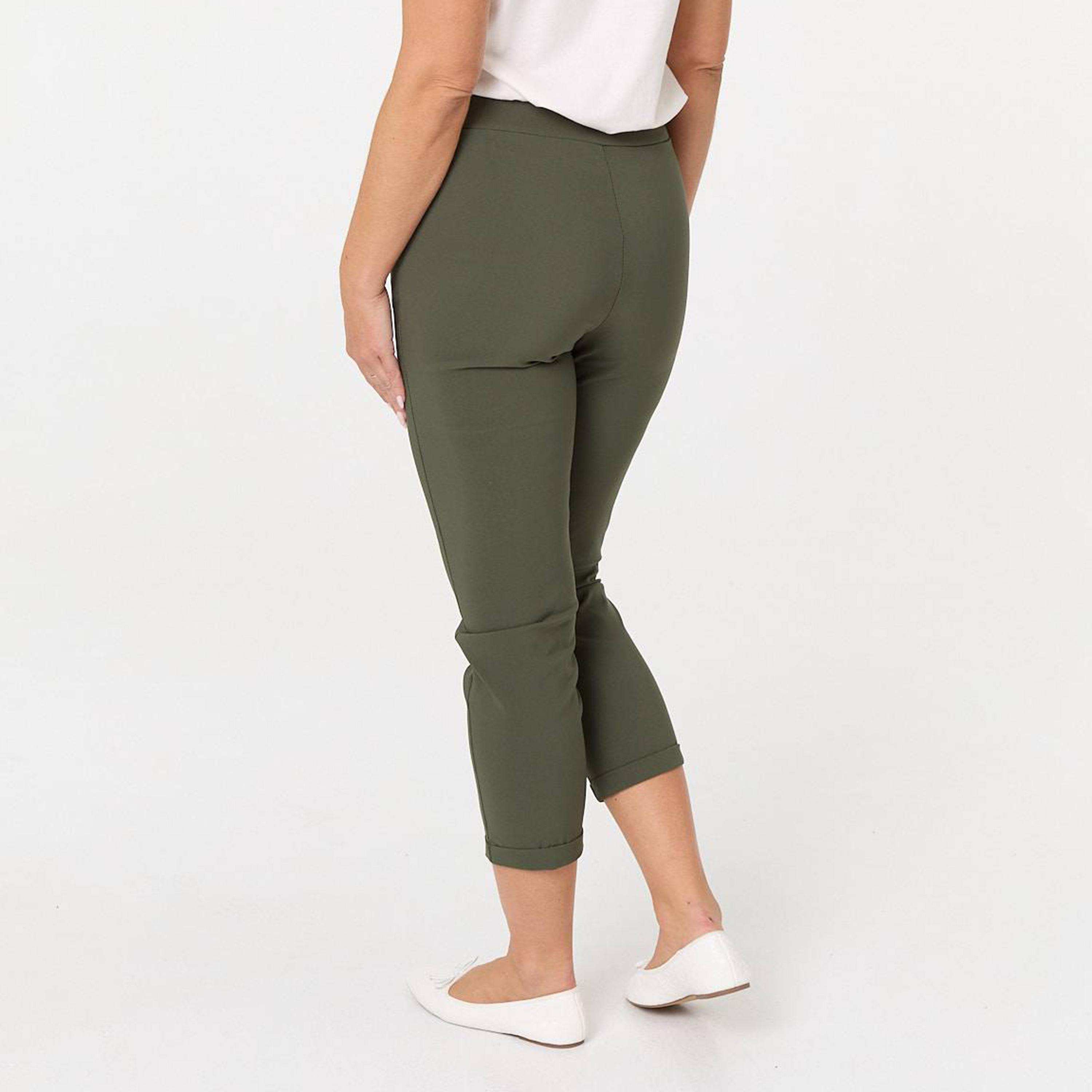 بنطلون نسائي بلون أخضر من إيزابيل لندن-women-clothing-bottoms-trousers-image-3
