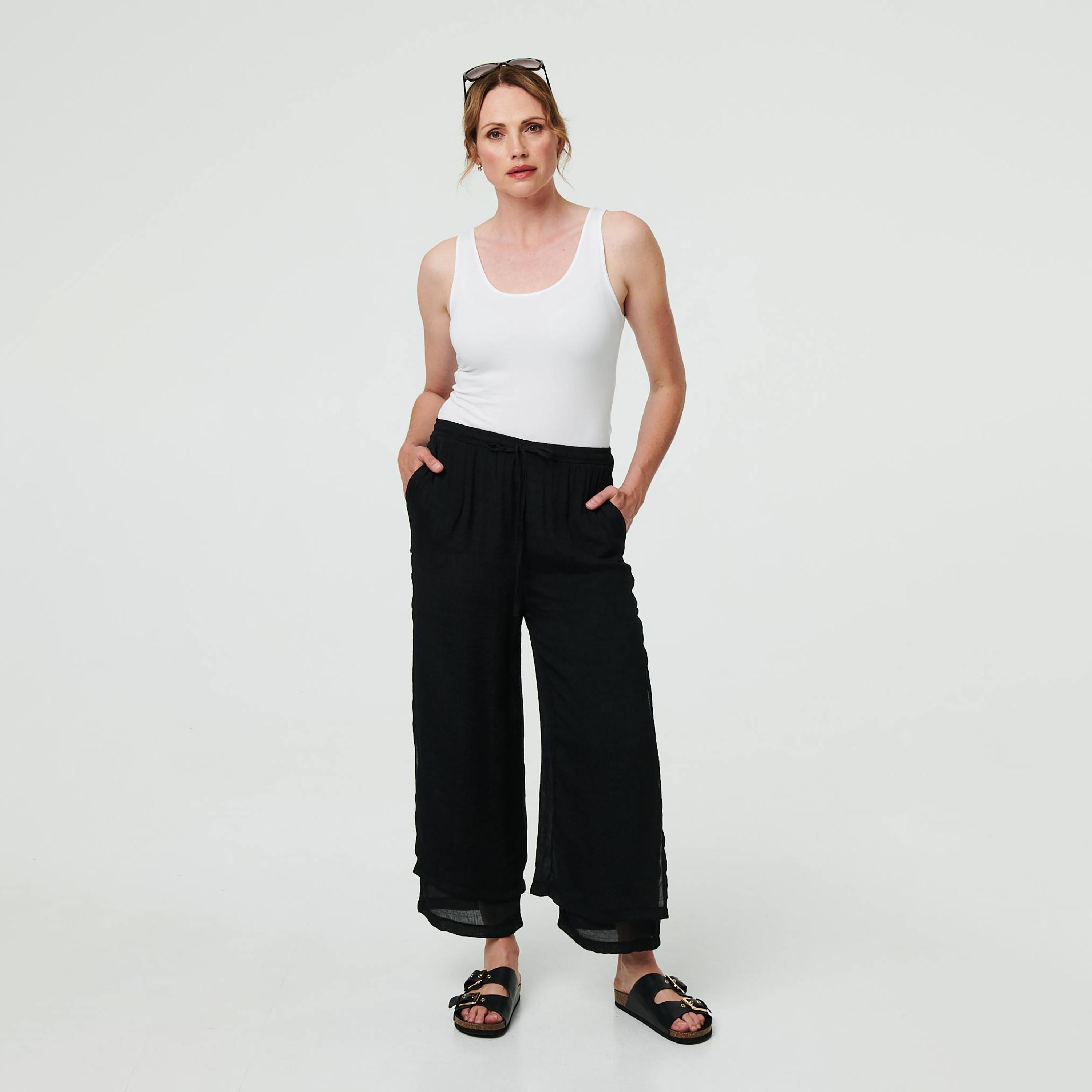 Izabel London Women's Trousers-women-clothing-bottoms-trousers-image-2