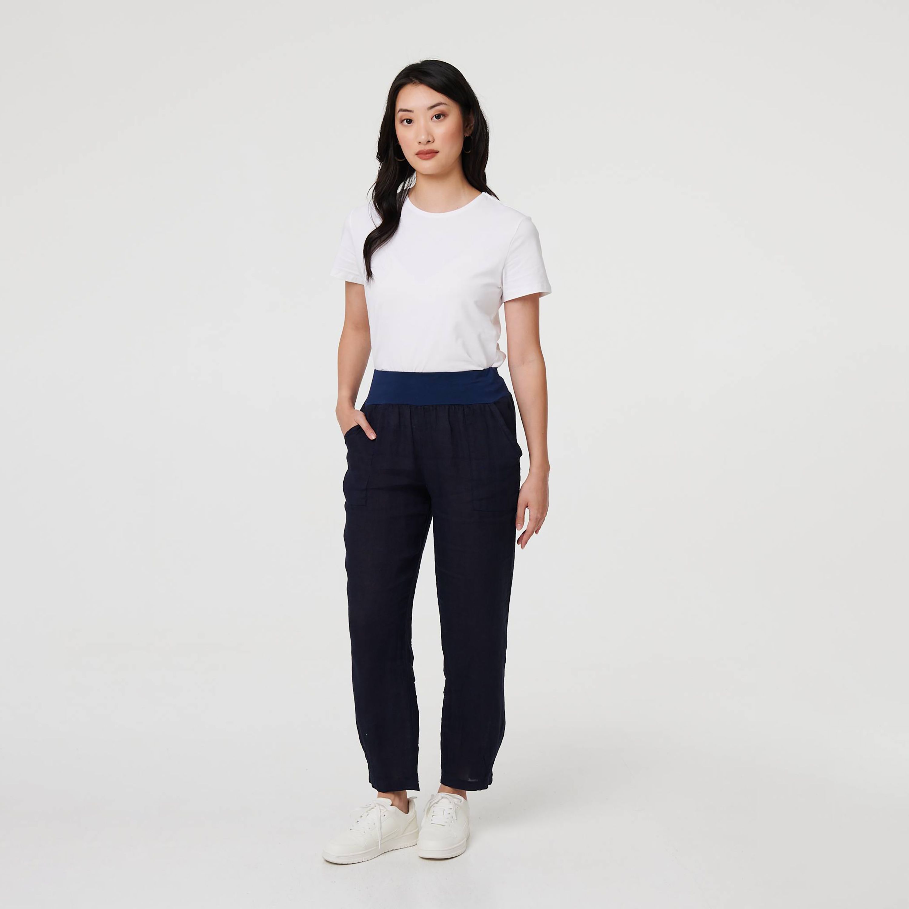 بنطلون نسائي من الكتان من إيزابيل لندن-women-clothing-bottoms-trousers-image-18