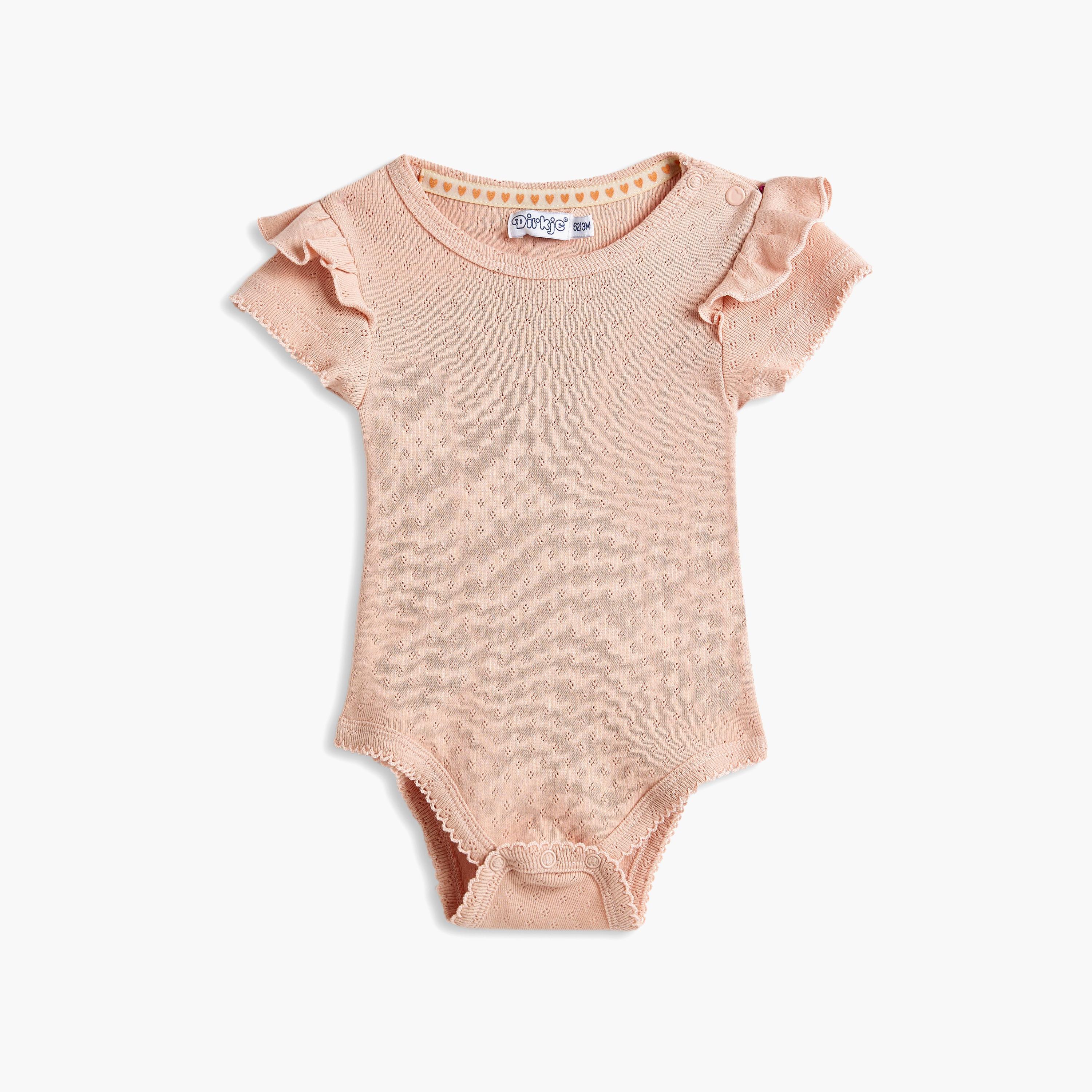 بودي سوت بطبعة زهور بأكمام قصيرة وشورت مع عصابة رأس 3 قطع من ديركجي-baby-girls-clothing-bodysuits-image-2