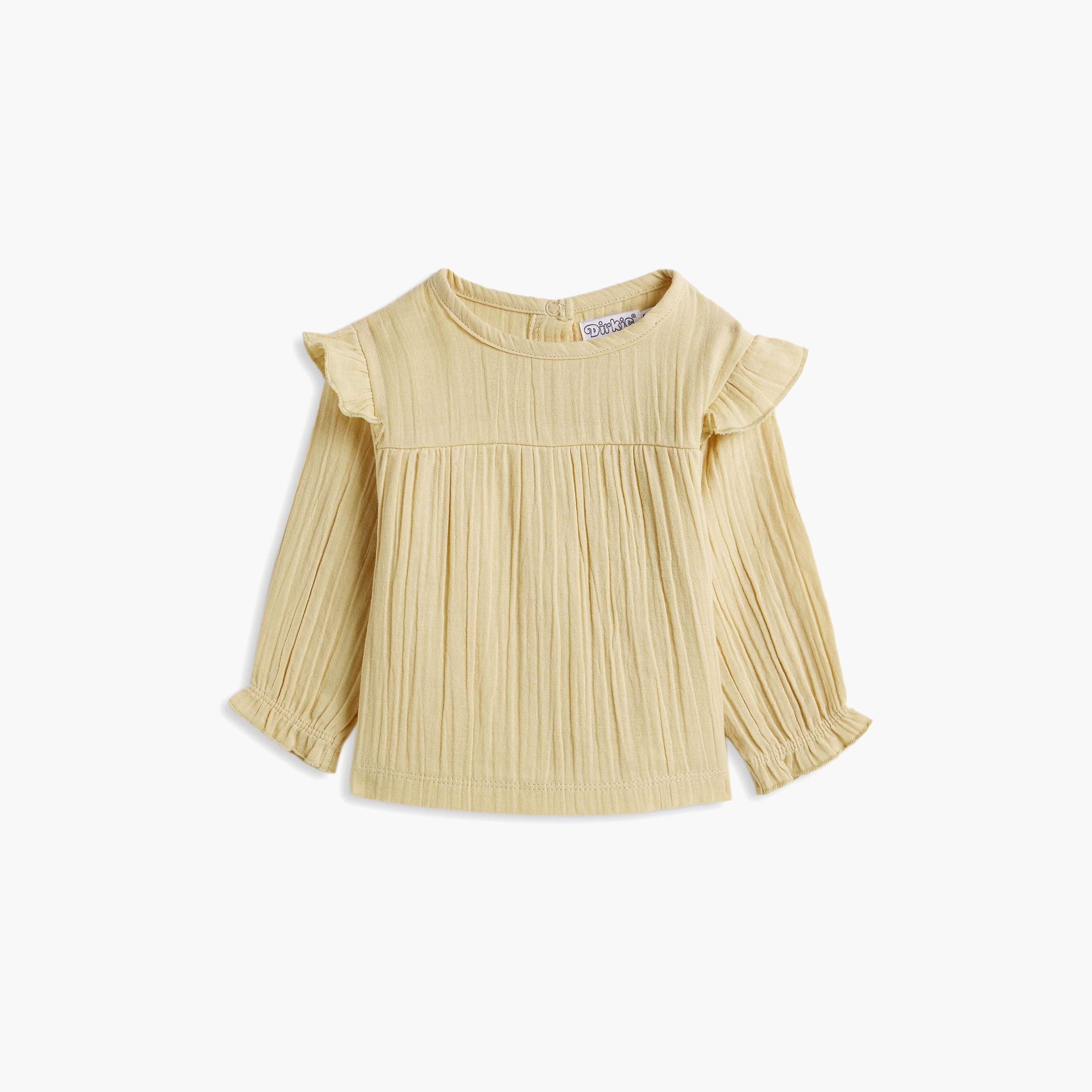 بلوزة بأكمام طويلة وبنطلون مع عصابة رأس 3 قطع من ديركجي-baby-girls-clothing-setsandcoords-image-2