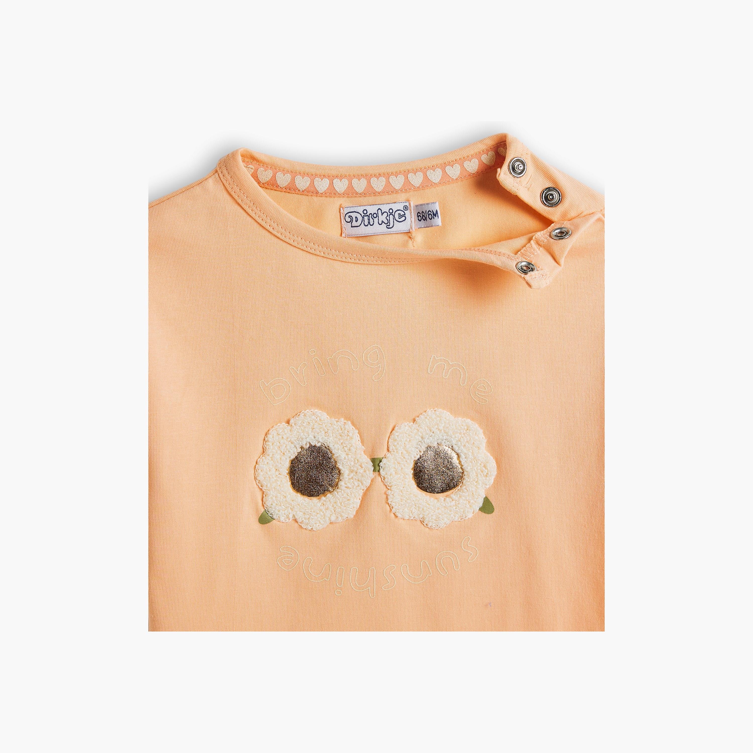 Dirkje 2-Piece Embroidered Short Sleeves T-Shirt with Shorts-baby-girls-clothing-setsandcoords-image-3