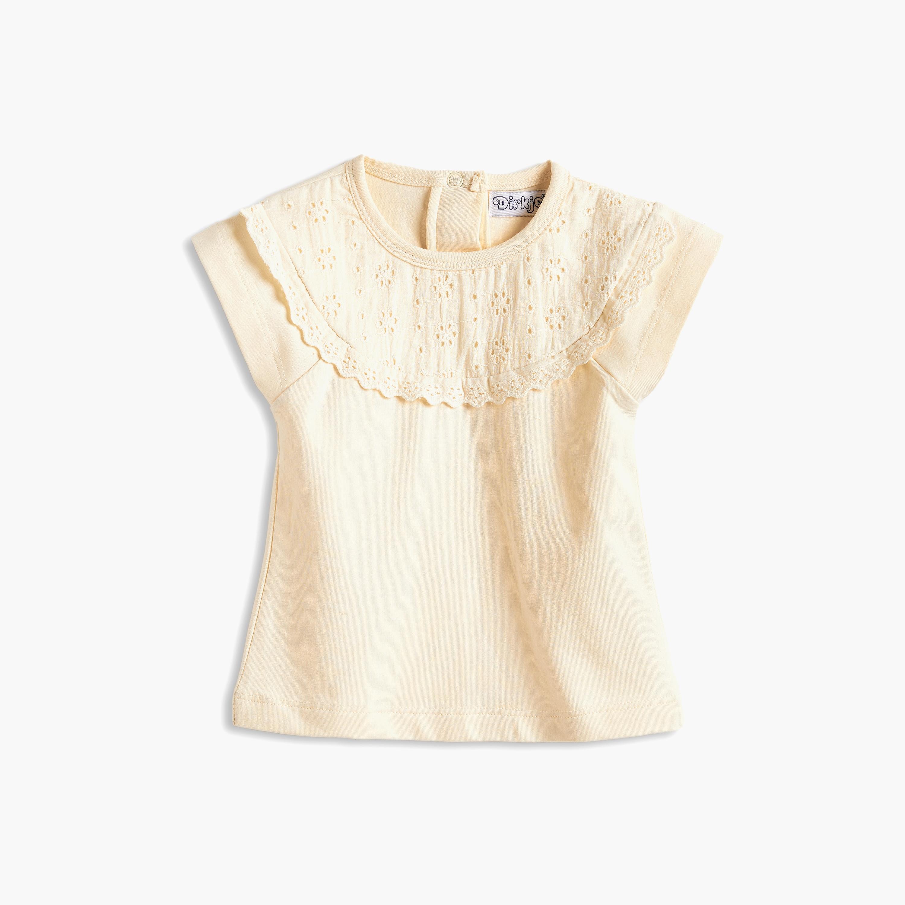 Dirkje 2-Piece Embroidered Cap Sleeves T-Shirt with Joggers-girls-clothing-setsandcoords-image-2