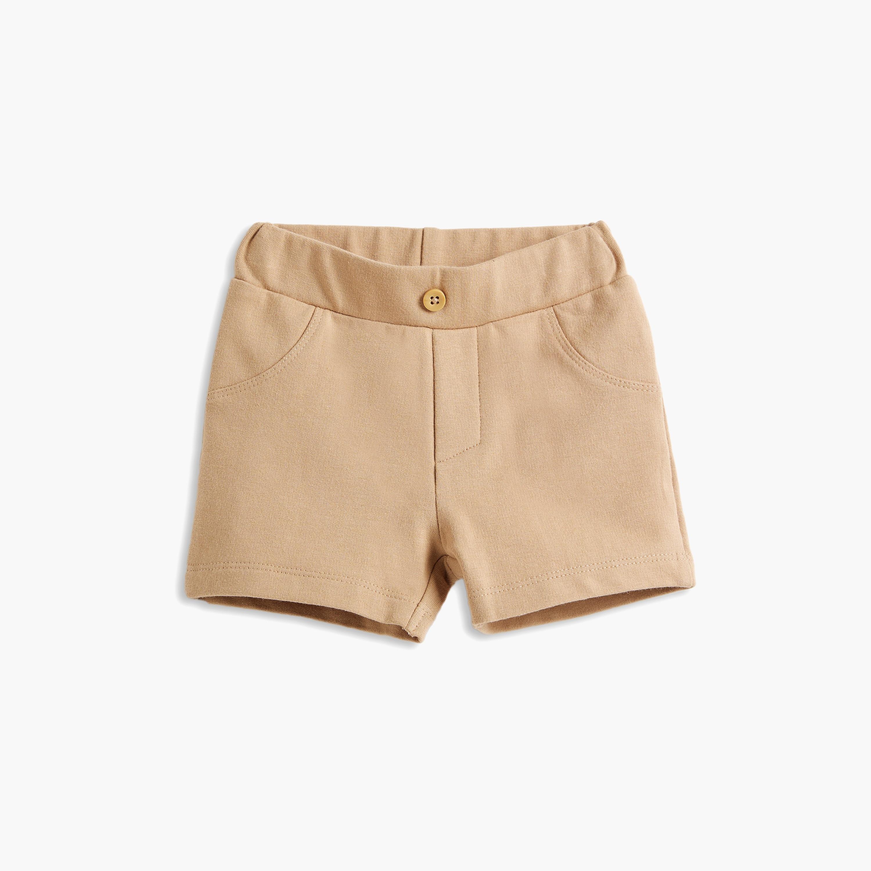 تي شيرت مخطط بأكمام قصيرة مع شورت قطعتين من ديركجي-baby-boys-clothing-setsandcoords-image-4