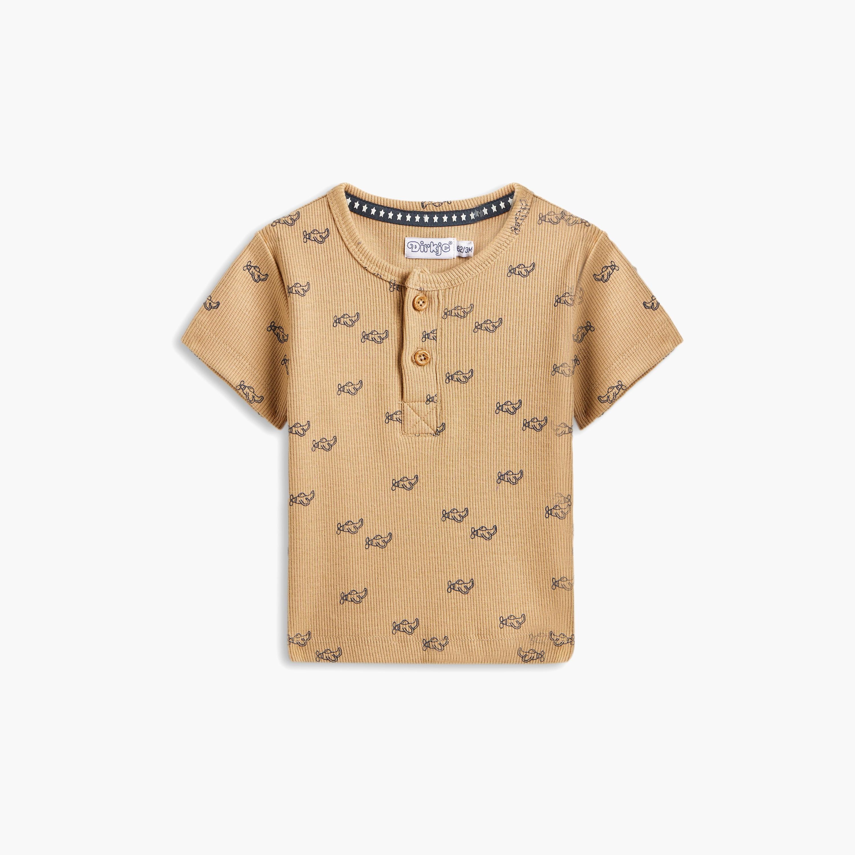 Dirkje 2-Piece Printed Short Sleeves T-Shirt with Shorts-baby-boys-clothing-setsandcoords-image-2