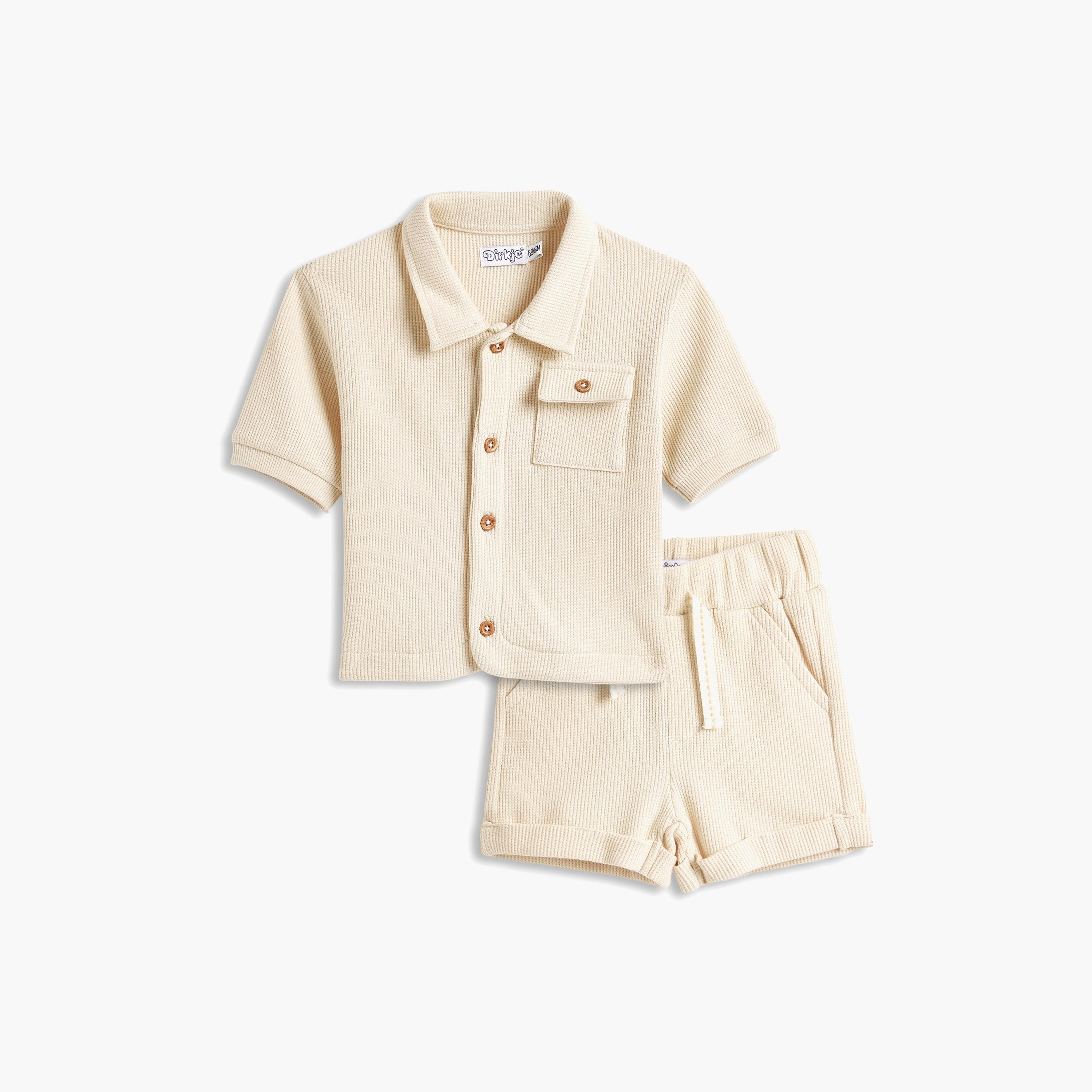 Dirkje 2-Piece Printed Short Sleeves Shirt with Shorts-baby-boys-clothing-setsandcoords-image-1