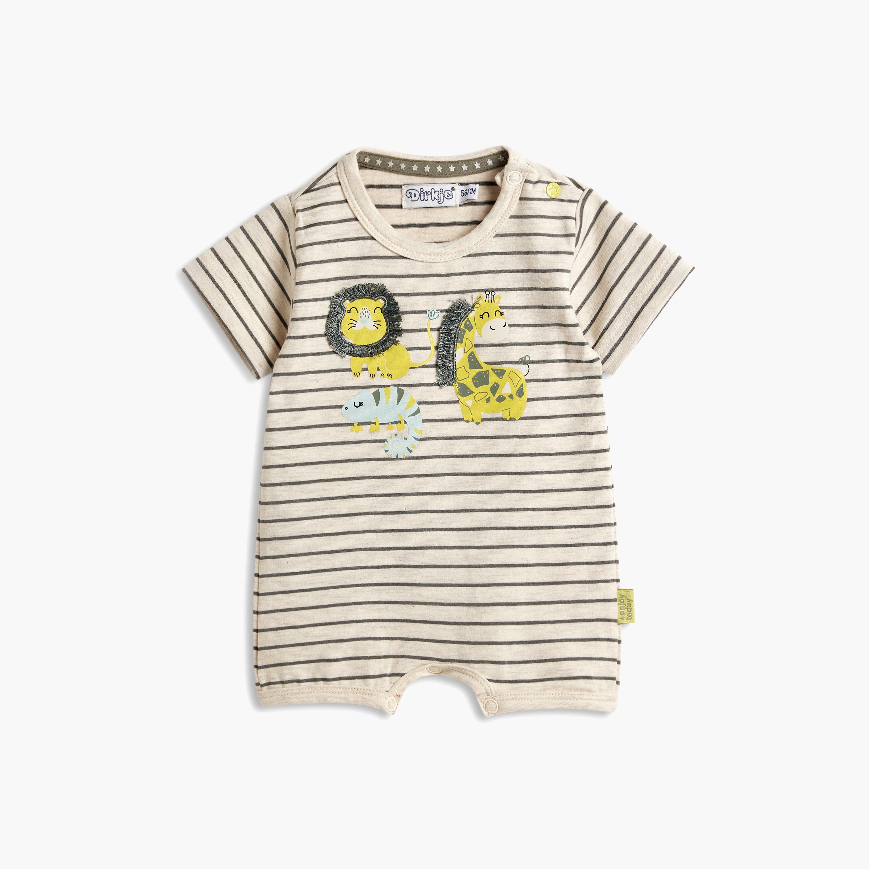 بودي سوت مخططة بأكمام قصيرة من ديركجي-baby-boys-clothing-bodysuits-image-6