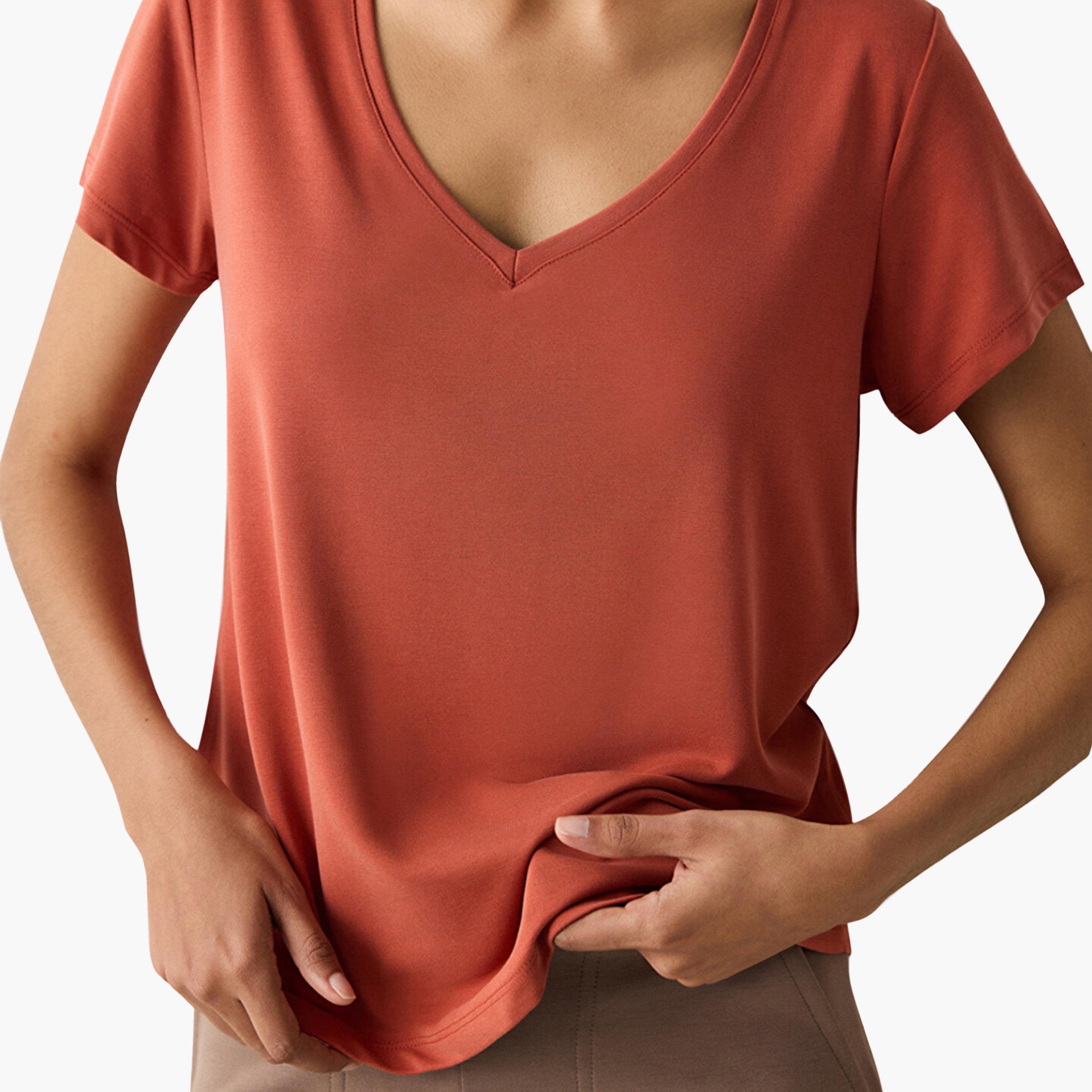 Penti Red Women's T-Shirt-women-clothing-tshirts-image-3