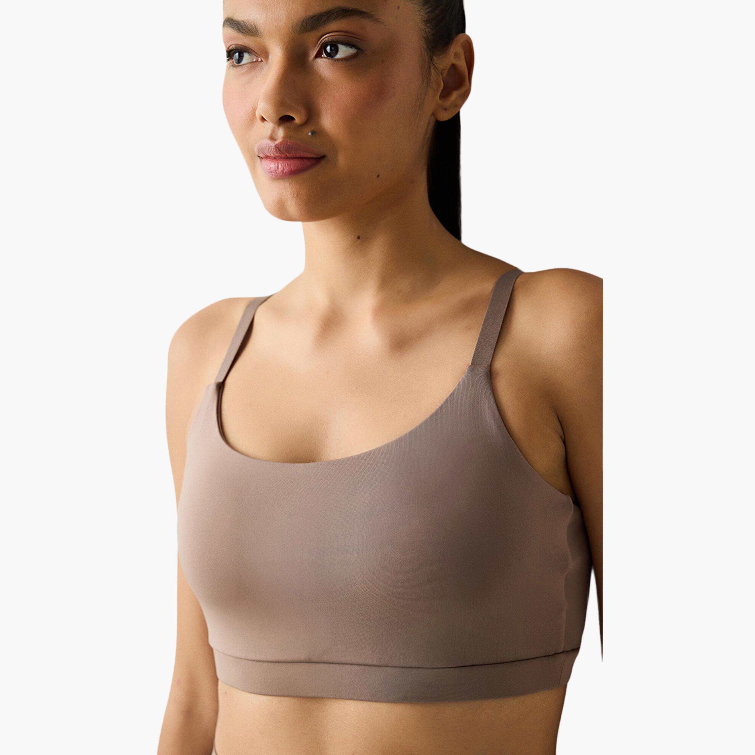 Penti Brown Non-Wired High Support Padded Women's Sports Bra-women-clothing-lingerie-bras-image-3