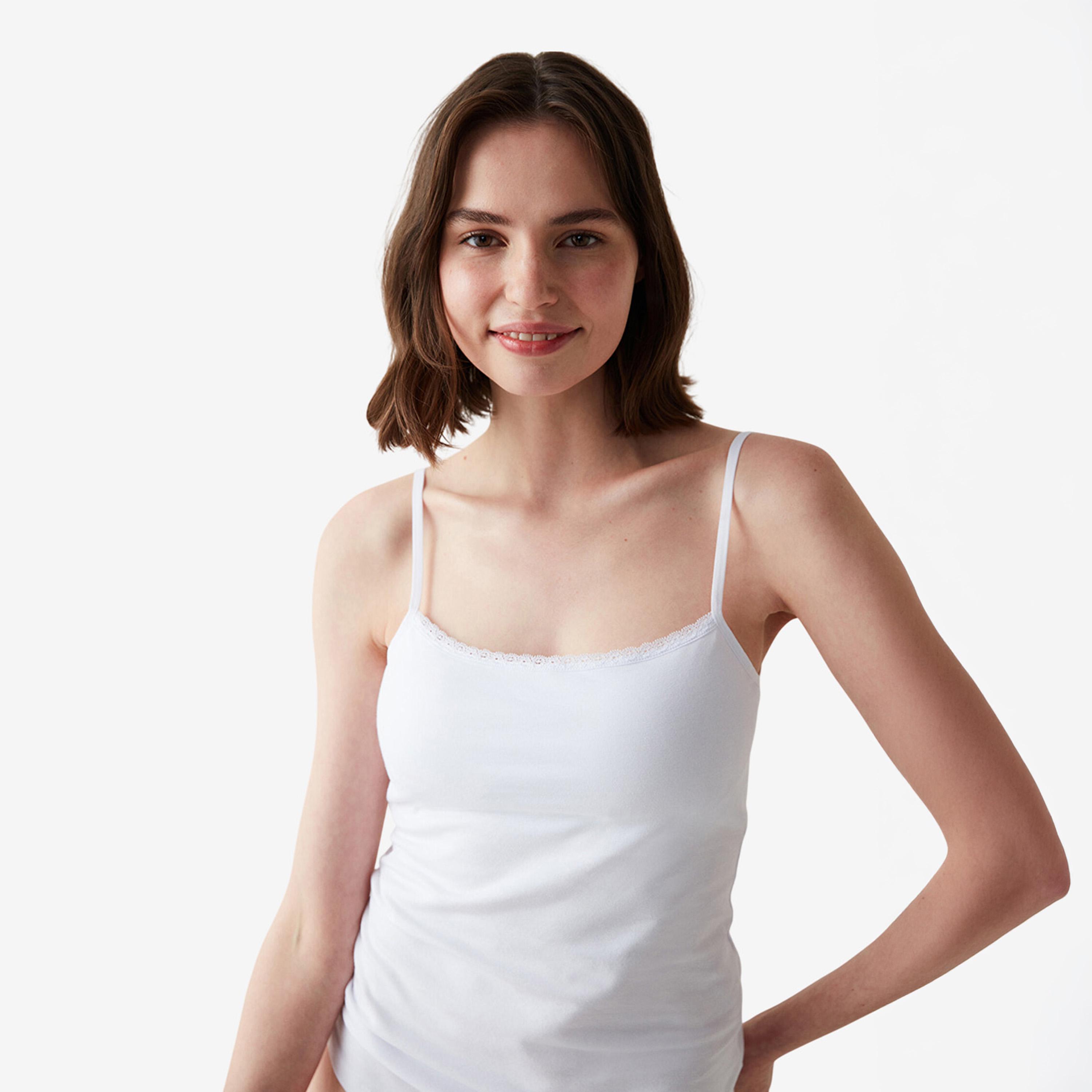 قميص داخلي نسائي سادة بدون أكمام وحمالات من بينتي-women-clothing-lingerie-camisoles-image-3