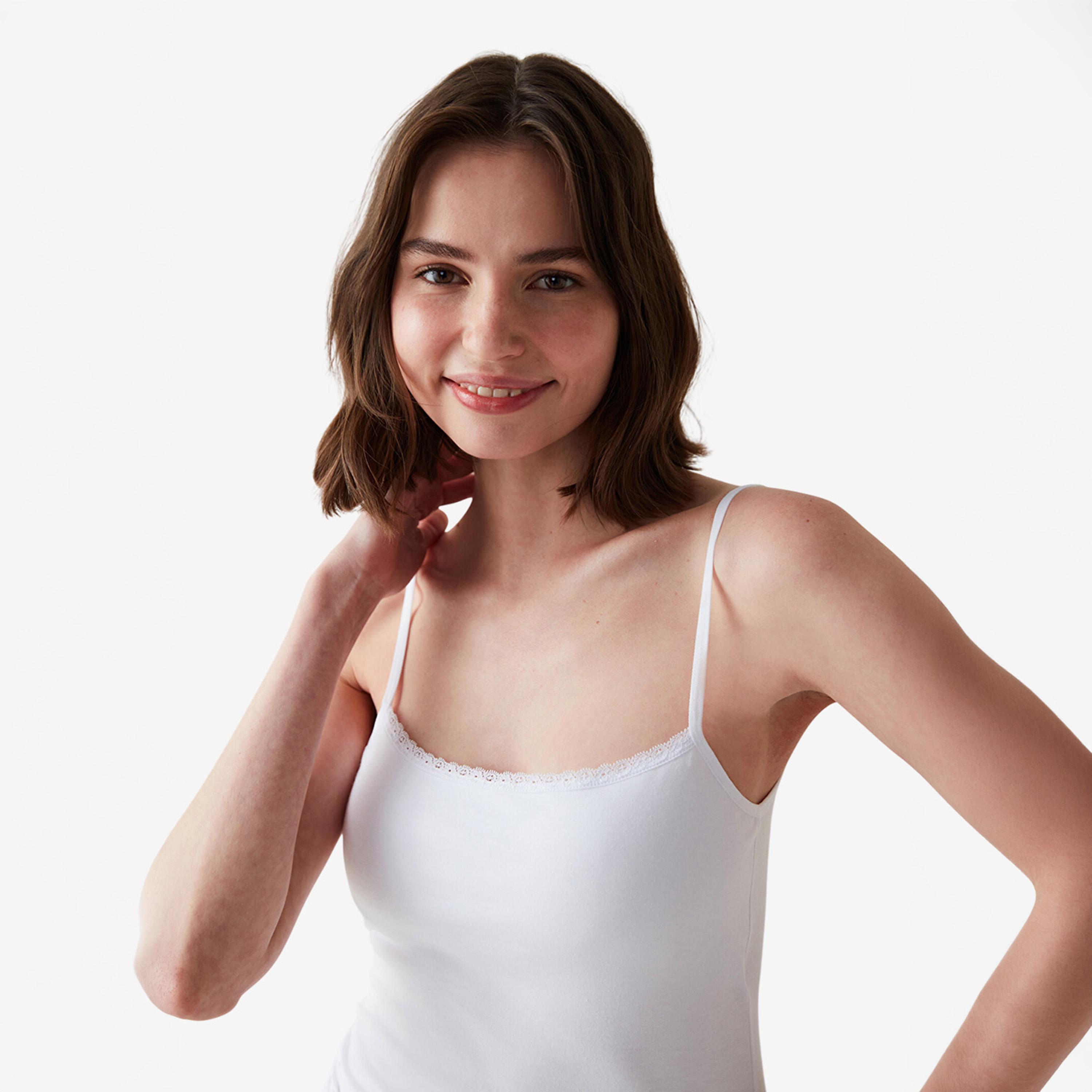 قميص داخلي نسائي سادة بدون أكمام وحمالات من بينتي-women-clothing-lingerie-camisoles-image-4