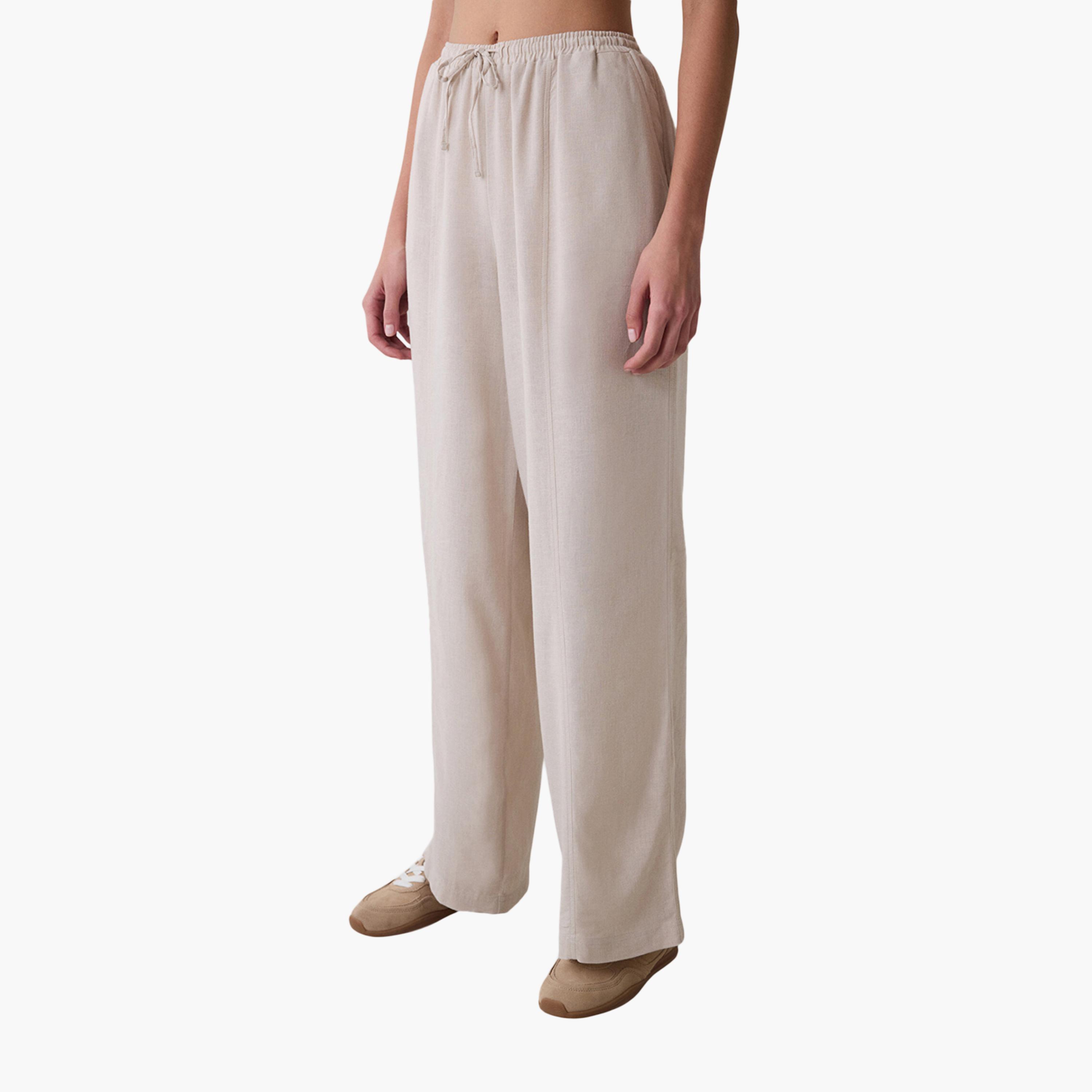 Penti Straight Women's Trousers-women-clothing-bottoms-trousers-image-2