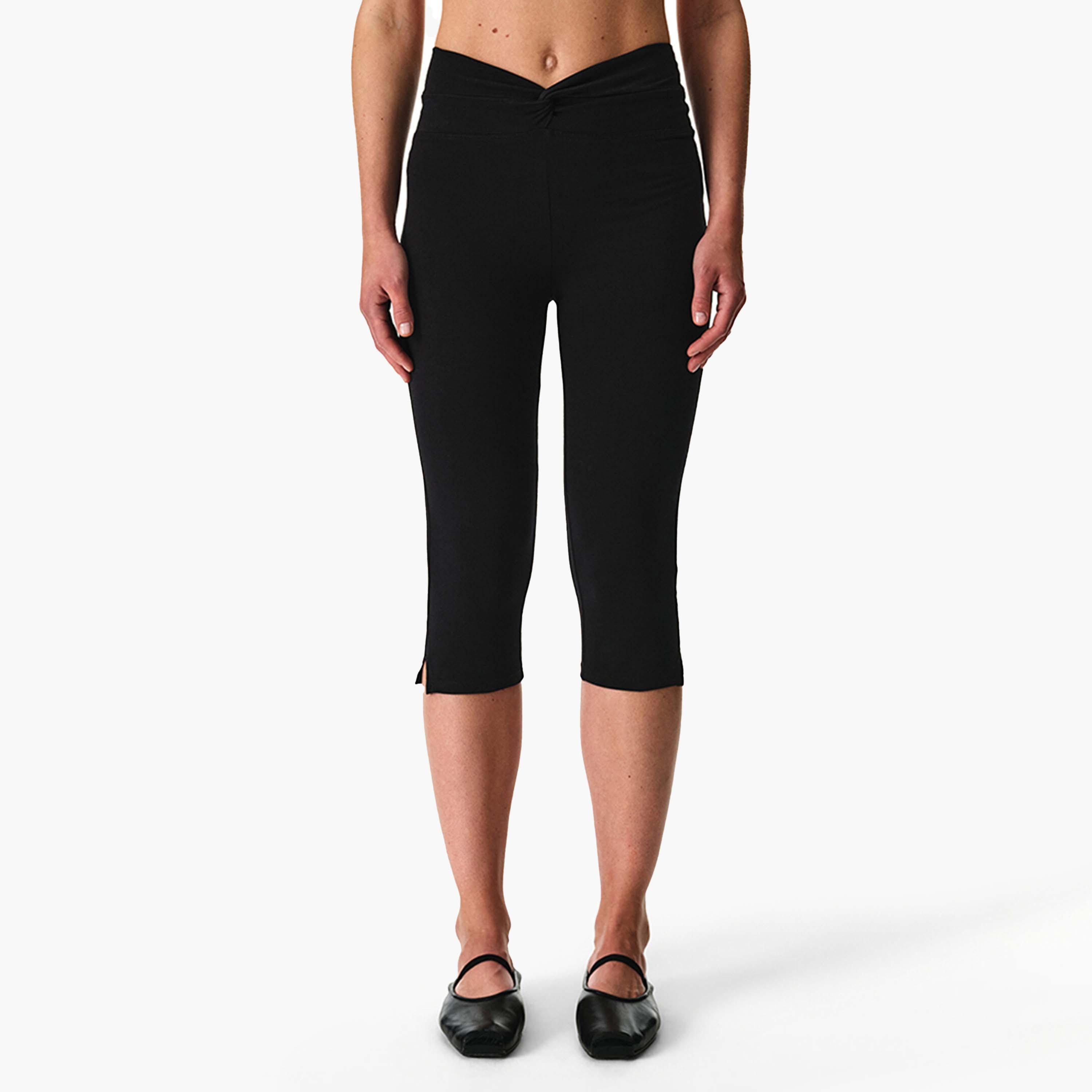 Penti Plain High-Rise Women's Capri Leggings-women-clothing-sportswearandactivewear-bottoms-leggings-image-1
