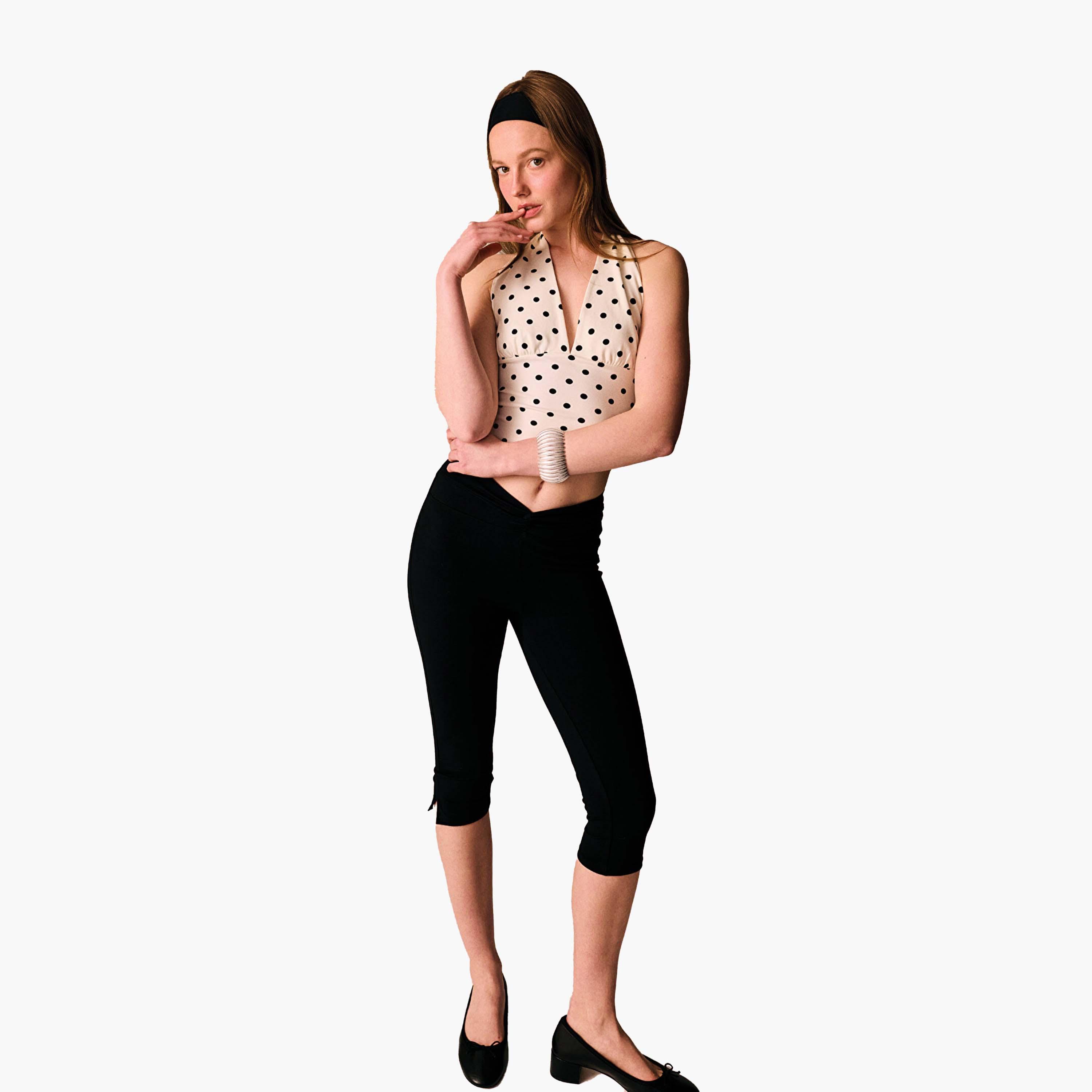 Penti Plain High-Rise Women's Capri Leggings-women-clothing-sportswearandactivewear-bottoms-leggings-image-3