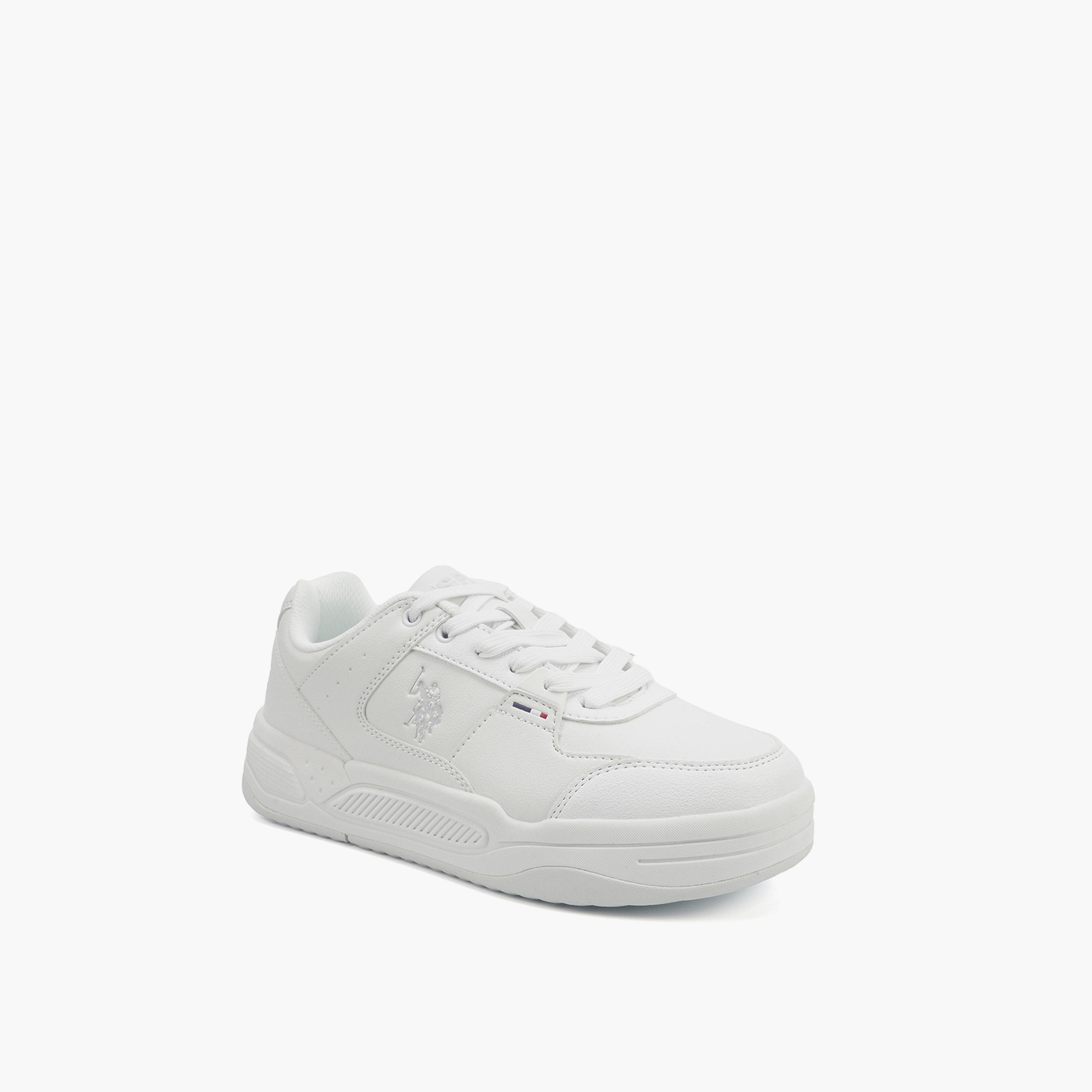 U.S. Polo Assn Women's Lace-Up Low Ankle Sneakers | PHILI-GLB-5PR-WOMEN-OD-women-shoes-sneakers-image-1