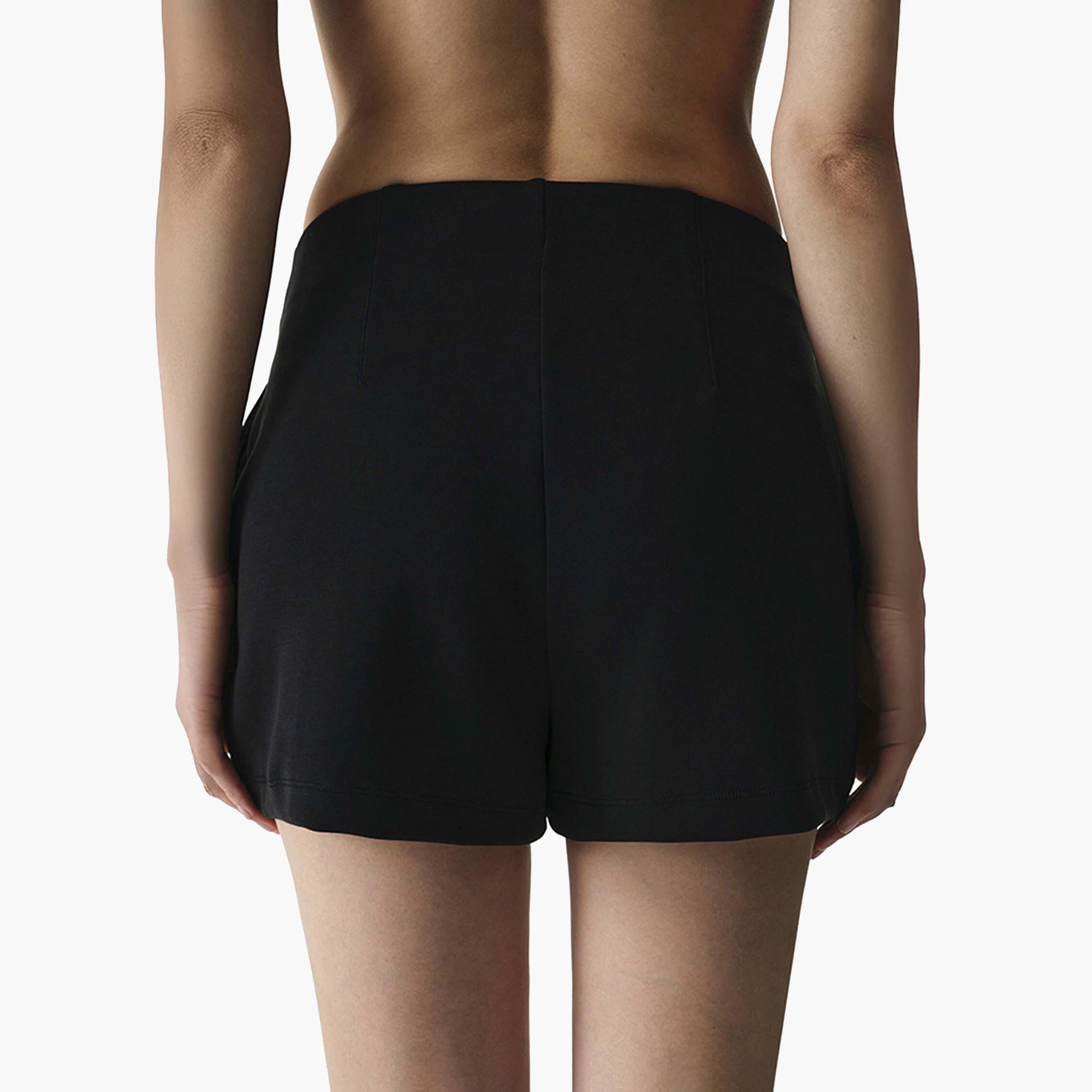 Penti Plain High-Rise Women's Shorts-women-clothing-shorts-image-3