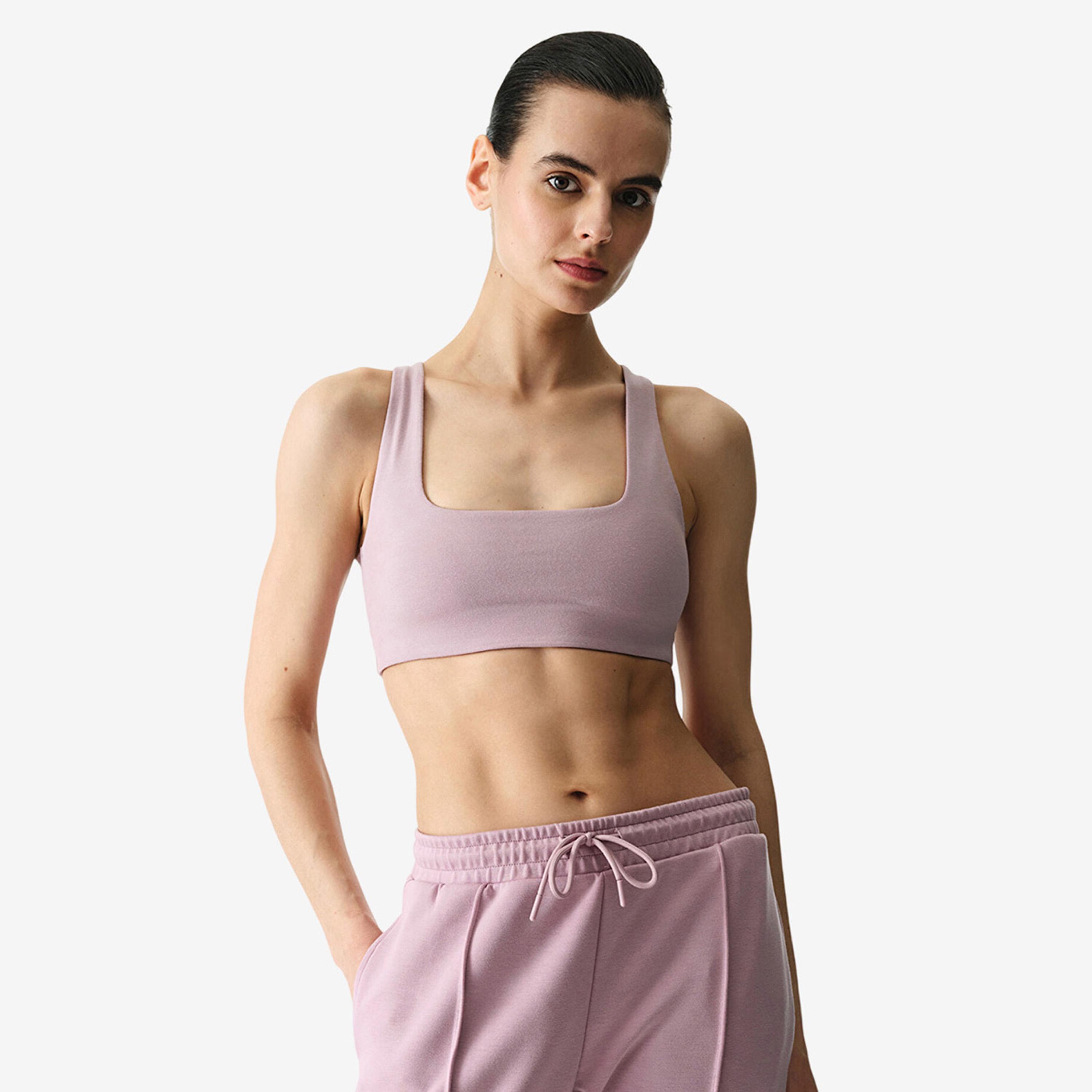 Penti Slim Fit Plain Square Neck Sleeveless Women's Crop Top-women-clothing-shirtsandblouses-blouses-image-1