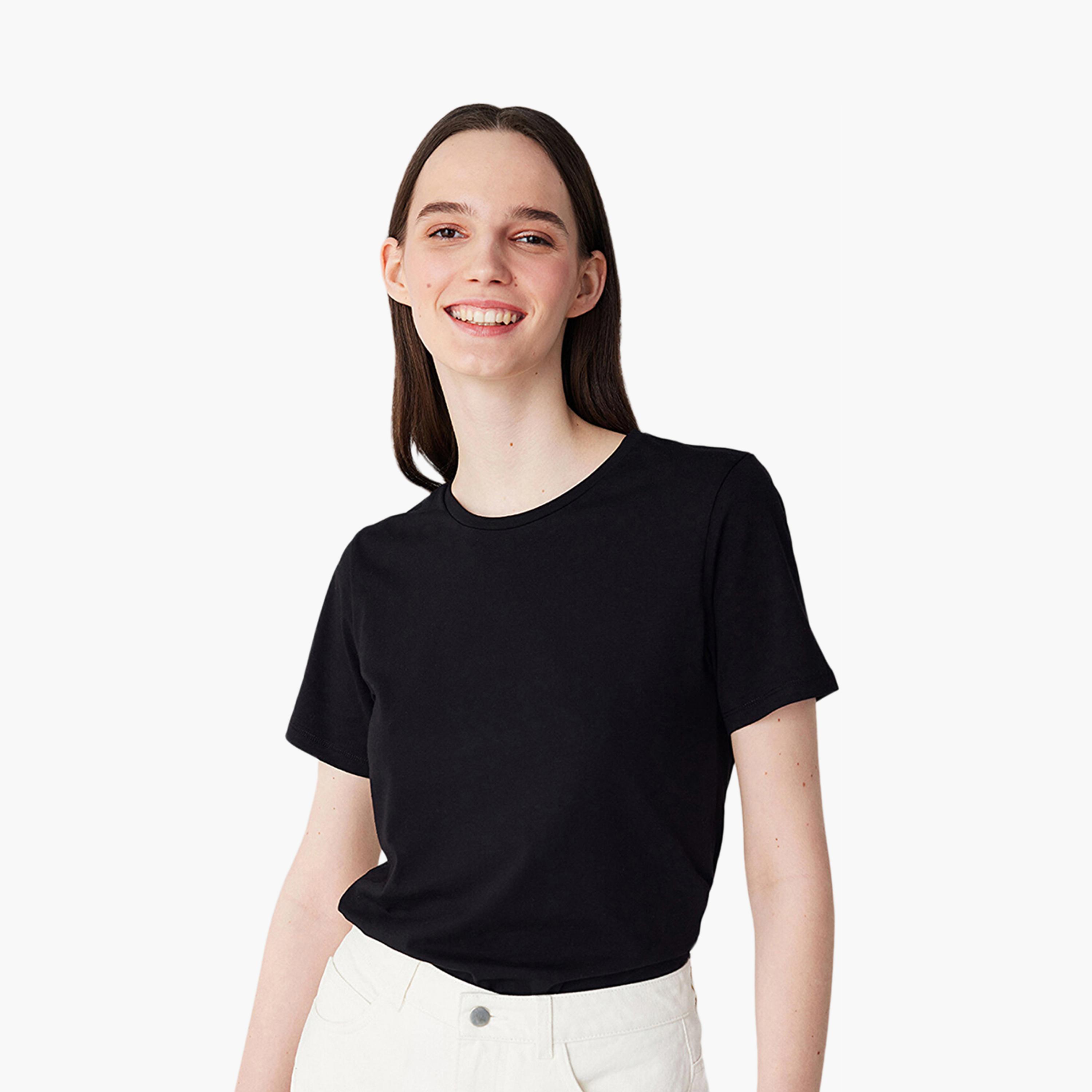 Penti Black Women's T-Shirt-women-clothing-tshirts-image-1