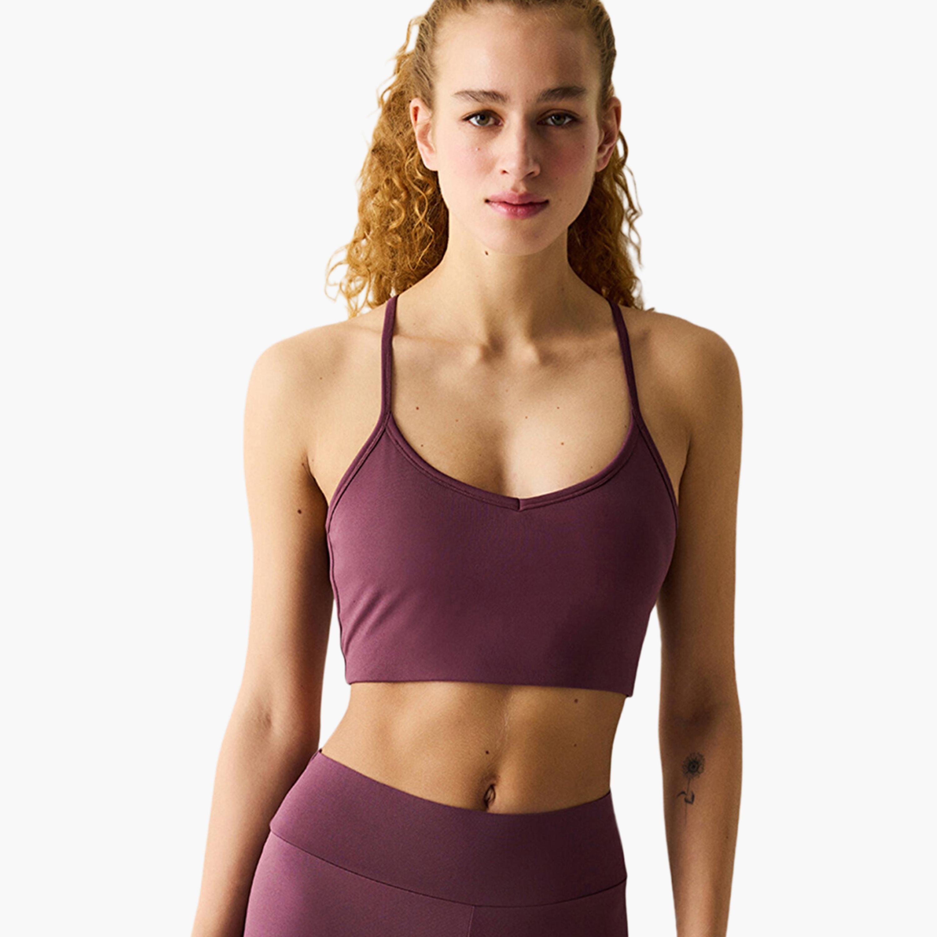 Penti Purple Non-Wired High Support Padded Women's Sports Bra-women-clothing-lingerie-bras-image-2