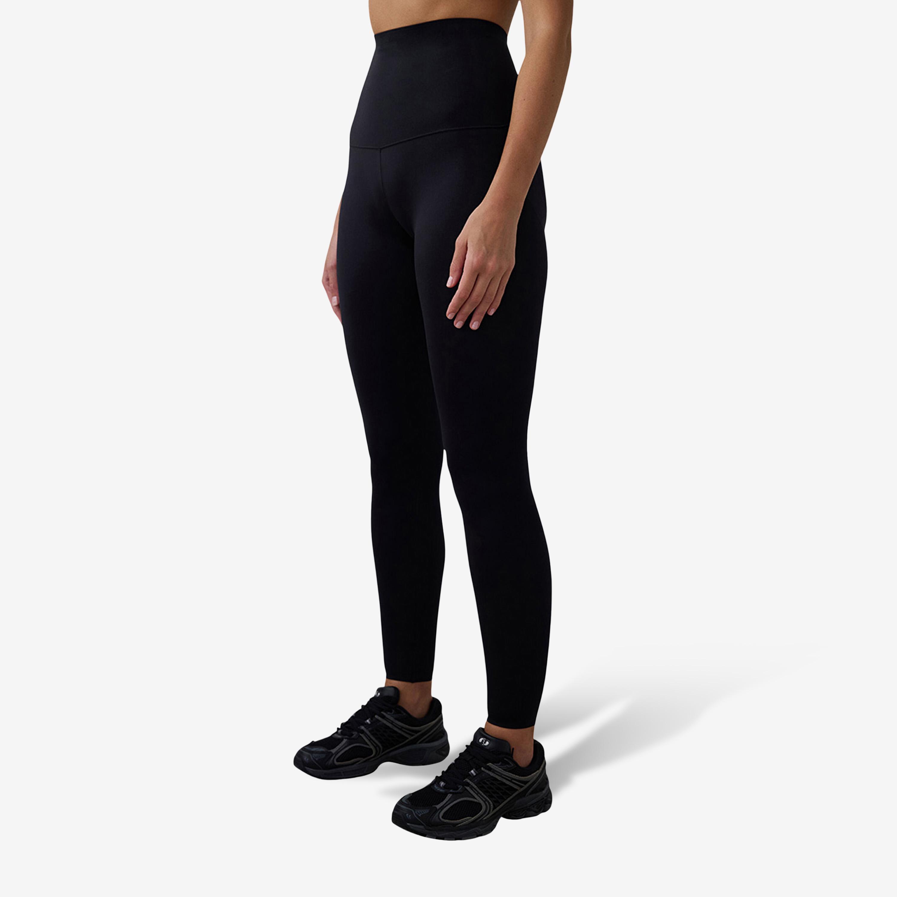 بنطال ضيق (ليجن) حريمي سادة بخصر مطاطي مرتفع من بينتي-women-clothing-bottoms-leggings-image-2