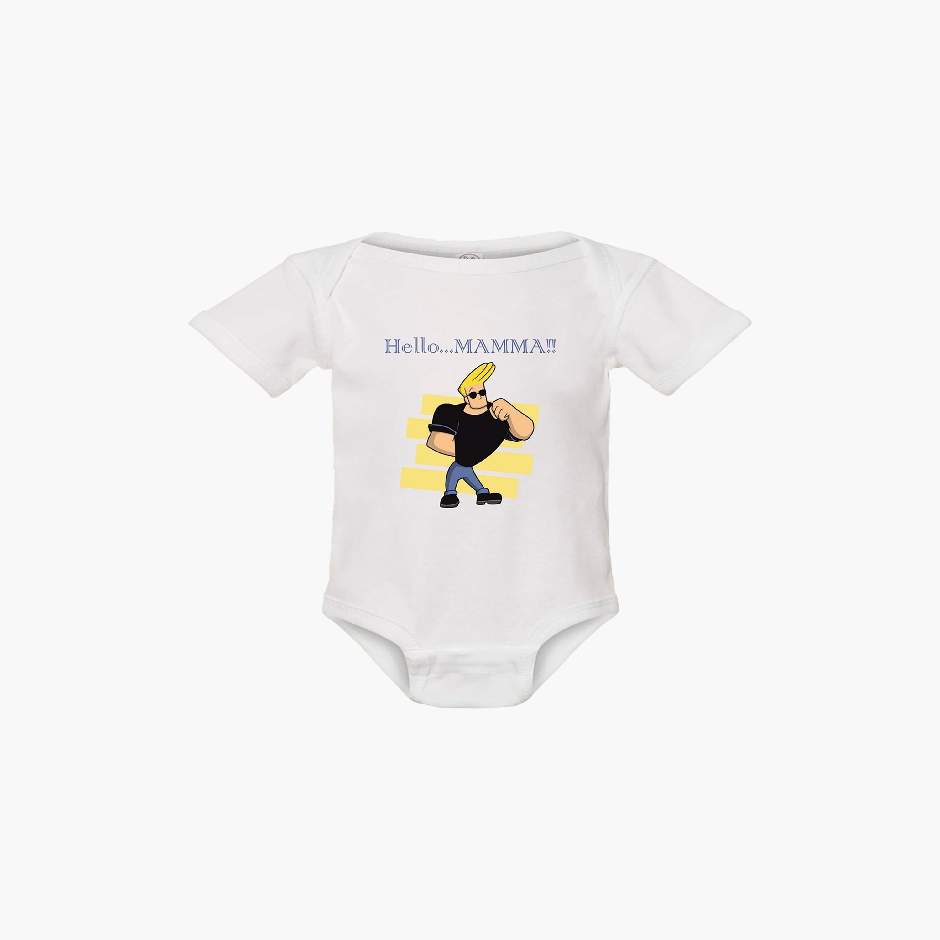 Pikkaboo Johnny Bravo Onesie Bodysuit-baby-boys-clothing-bodysuits-image-1