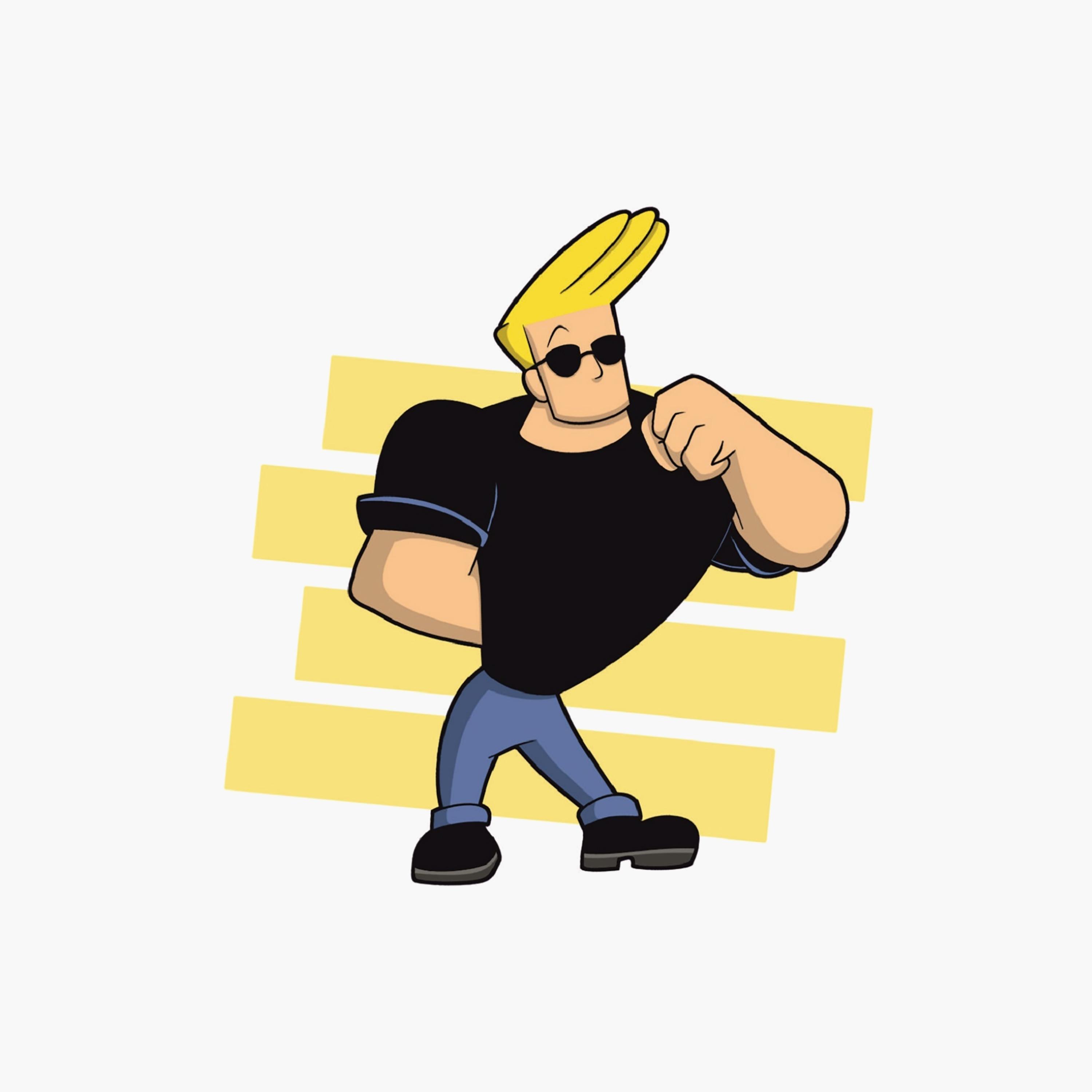 Pikkaboo Johnny Bravo Onesie Bodysuit-baby-boys-clothing-bodysuits-image-2