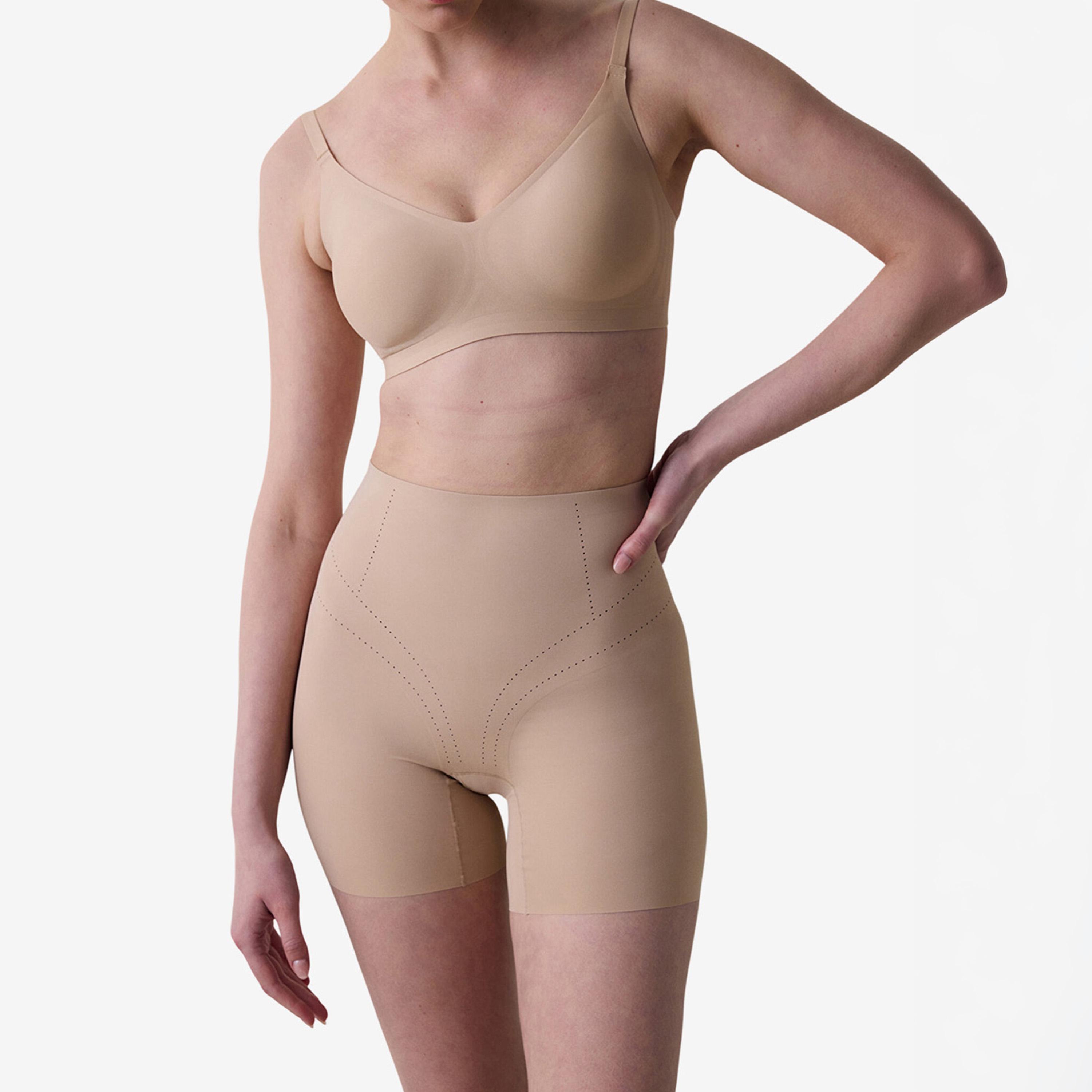 مشد حريمي (شيبوير) بتغطية كاملة موديل لايت شورت باللون البيج من بينتي-women-clothing-lingerie-shapewear-image-2