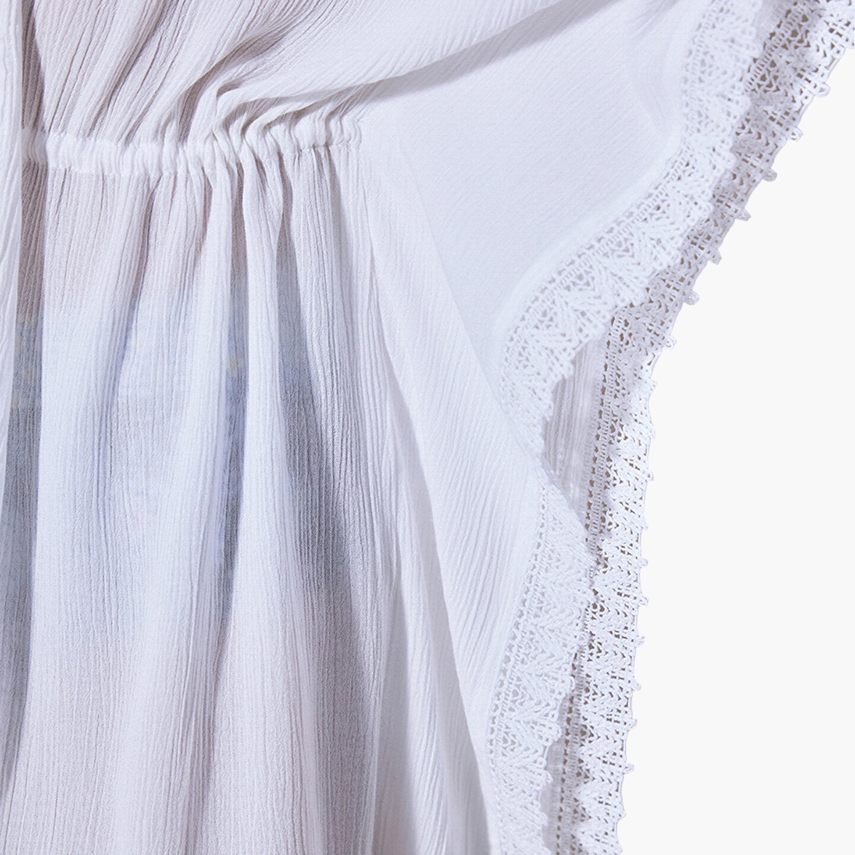 Penti White Lace Trim Women's Swim Cover-Up-women-clothing-swimandbeach-beachwear-image-4
