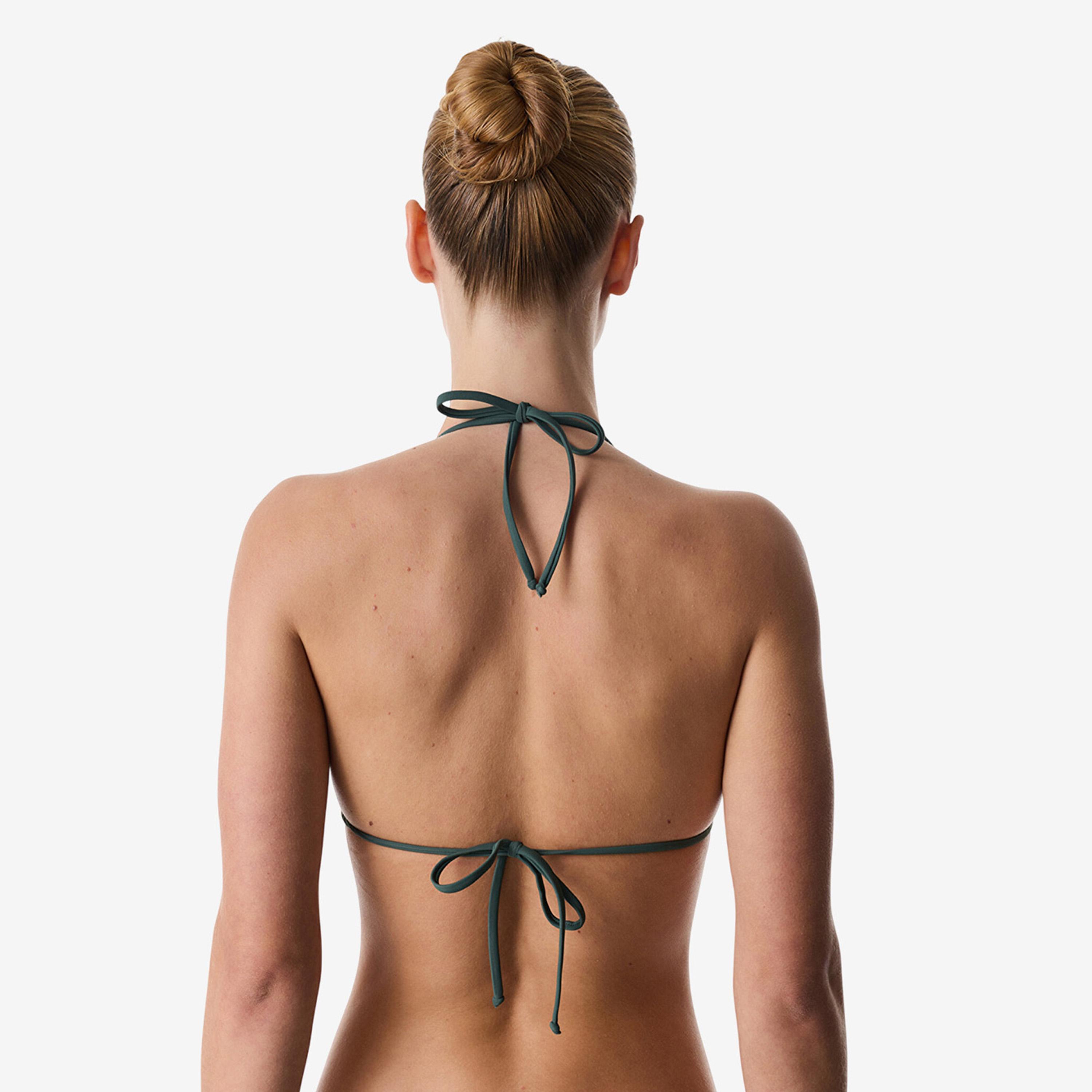 Penti Green Plain Halter Neck Women's Bikini Top-women-clothing-swimandbeach-swim-bikinis-image-3