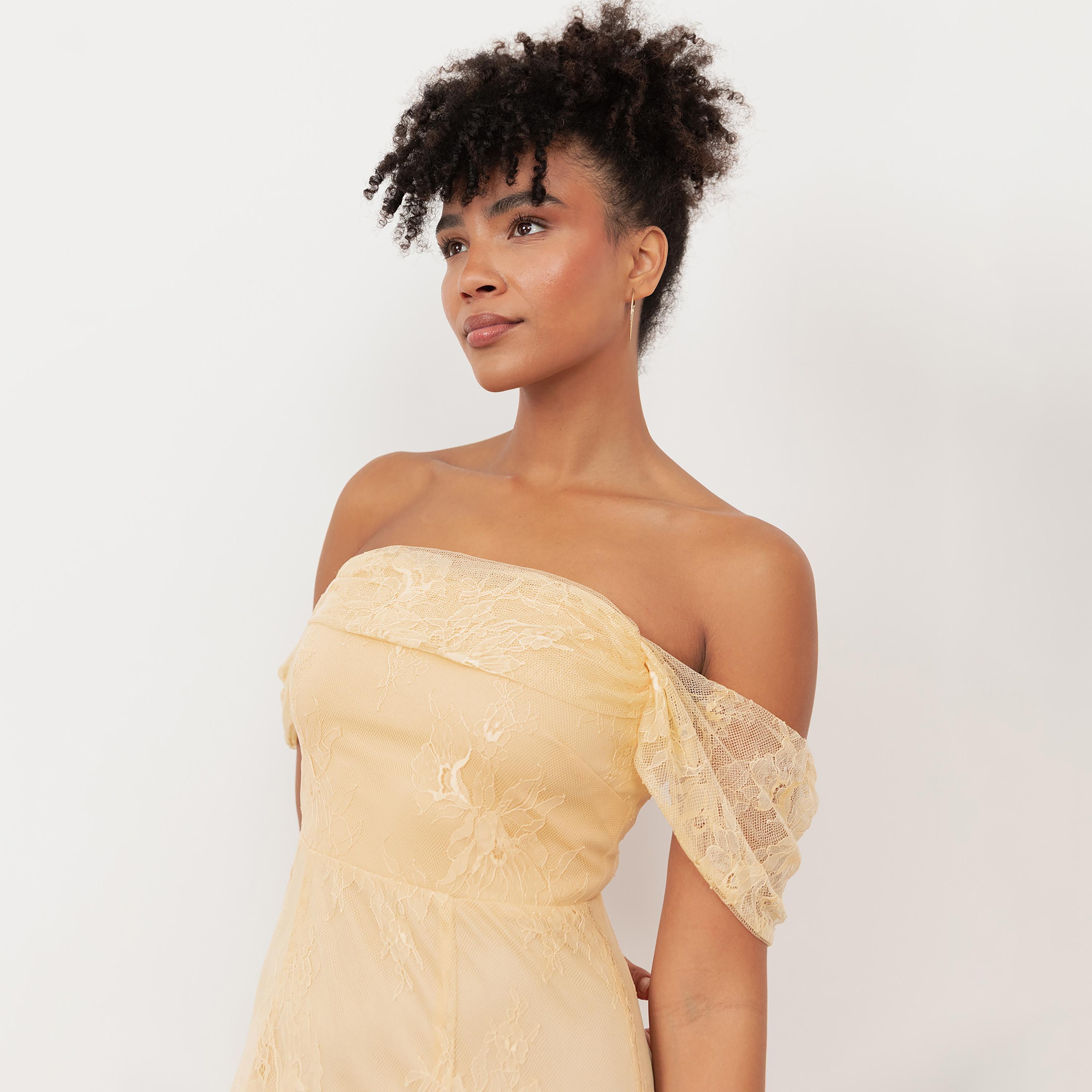 Maya Deluxe Buttercream All-Over Lace Off-Shoulder Women's Maxi Dress-women-clothing-dresses-image-3