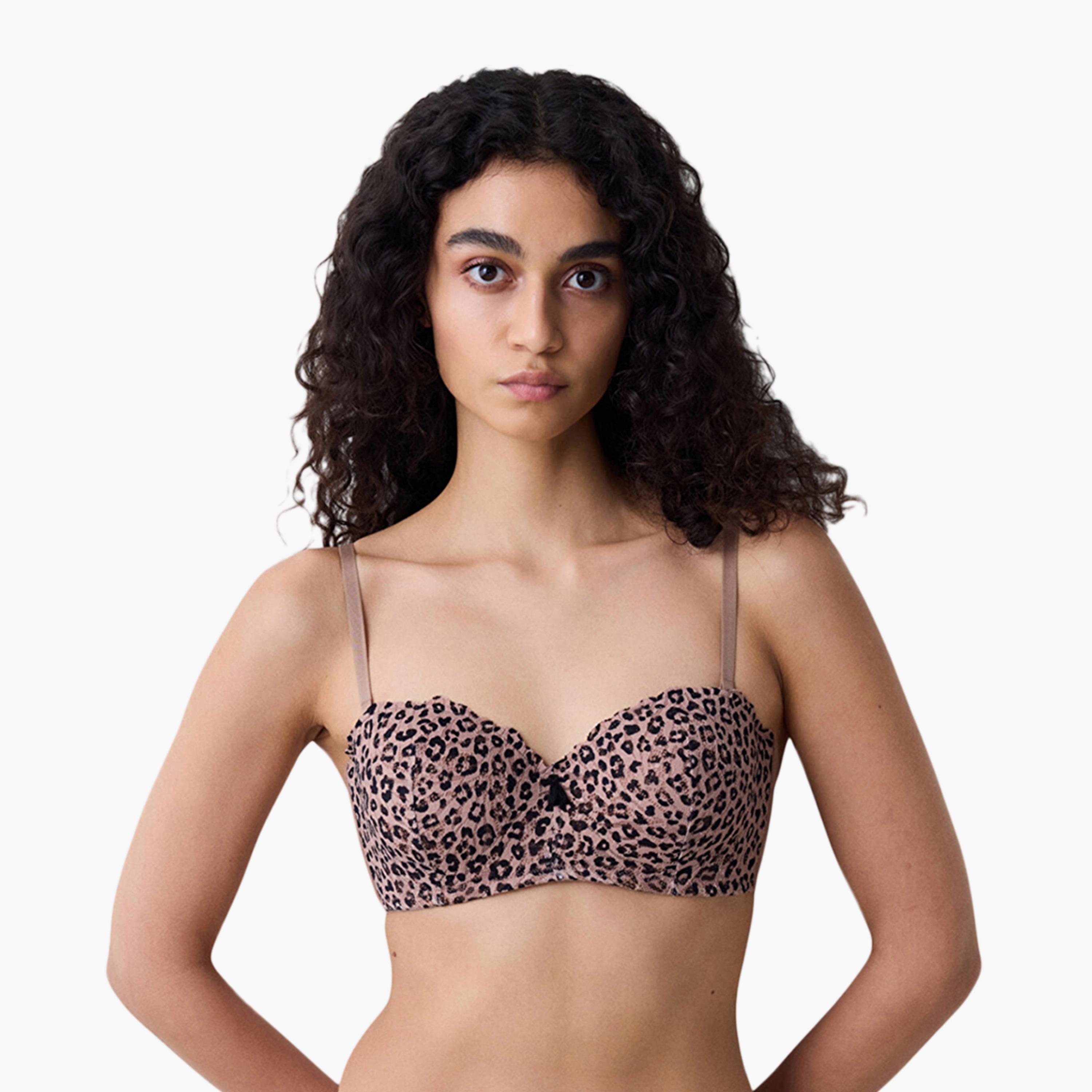 Penti Lotus Brown Wired Medium Support Padded Women's Multiway Bra-women-clothing-lingerie-bras-image-1