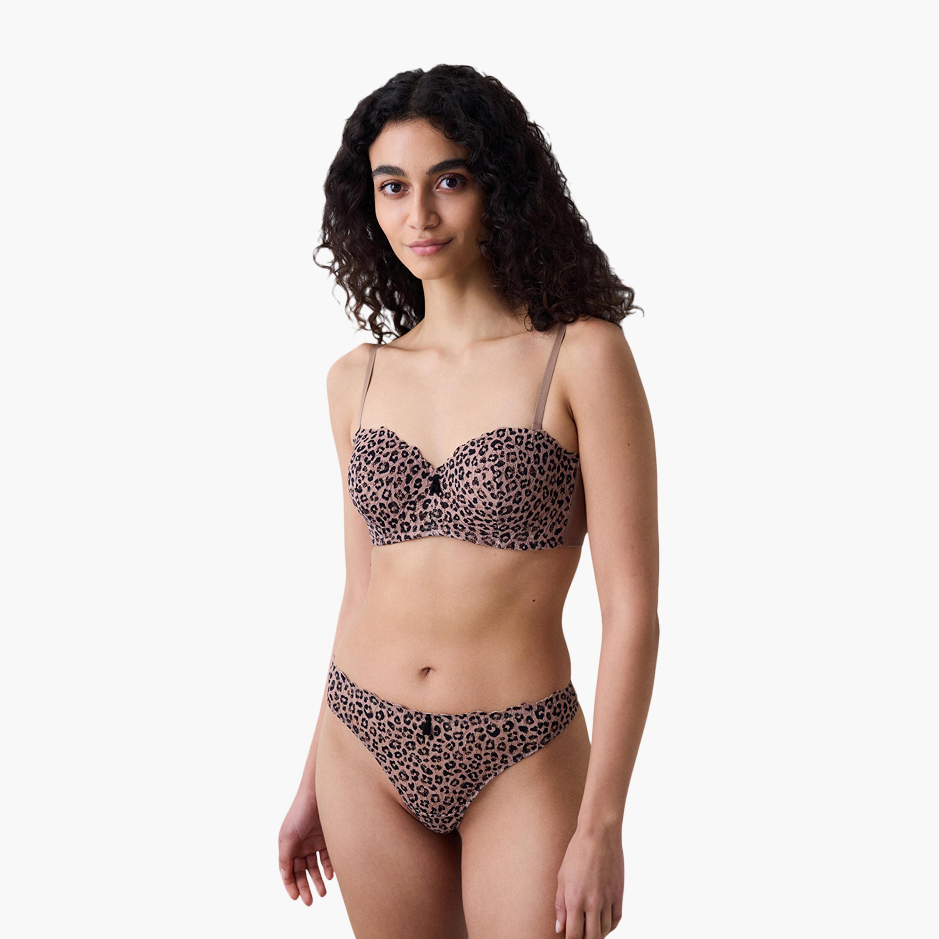 Penti Lotus Brown Wired Medium Support Padded Women's Multiway Bra-women-clothing-lingerie-bras-image-3