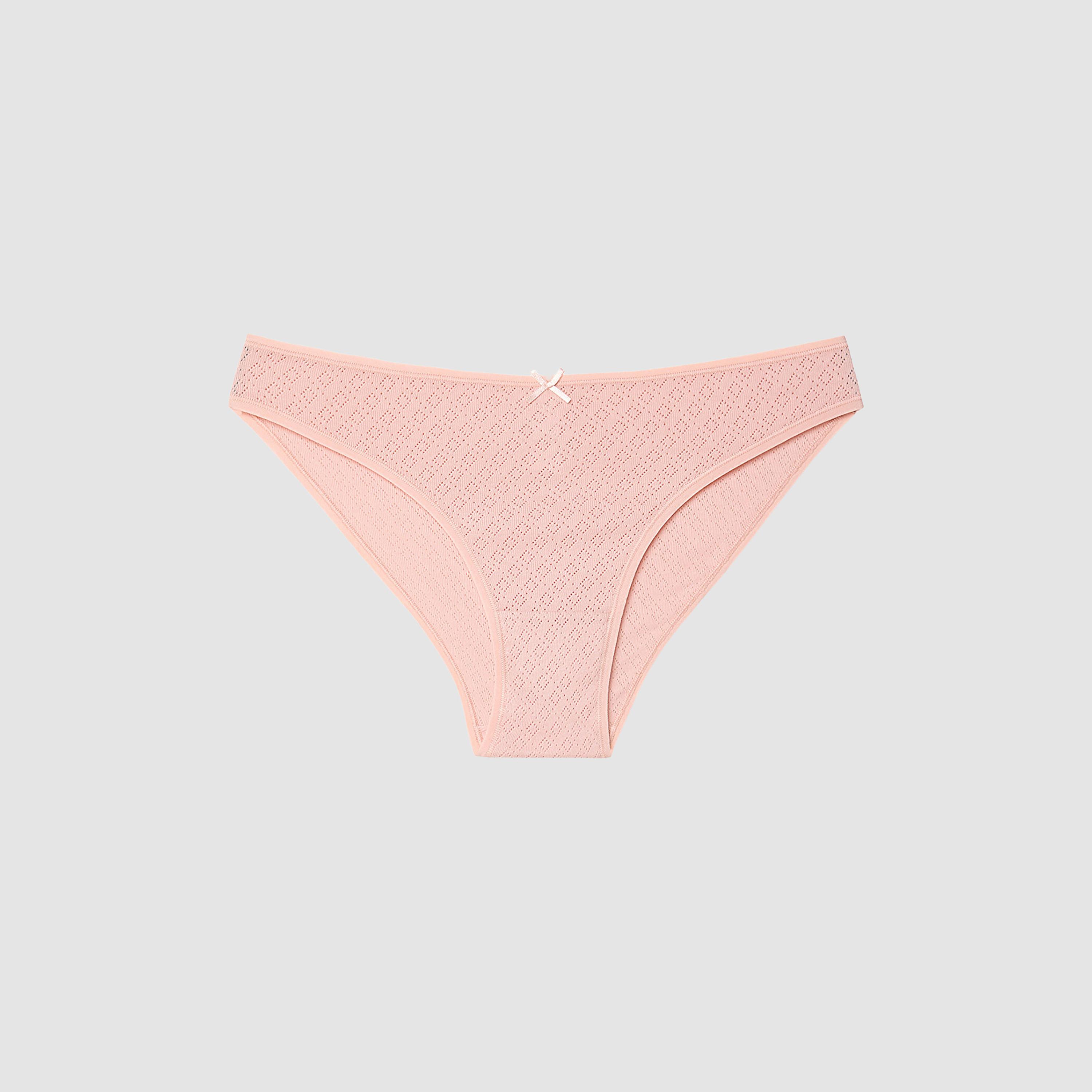 طقم من 3 قطع سروال داخلي نسائي قطني بنقشة زهور بتغطية متوسطة "بيكيني بريف" من بنتي-women-clothing-lingerie-panties-image-6