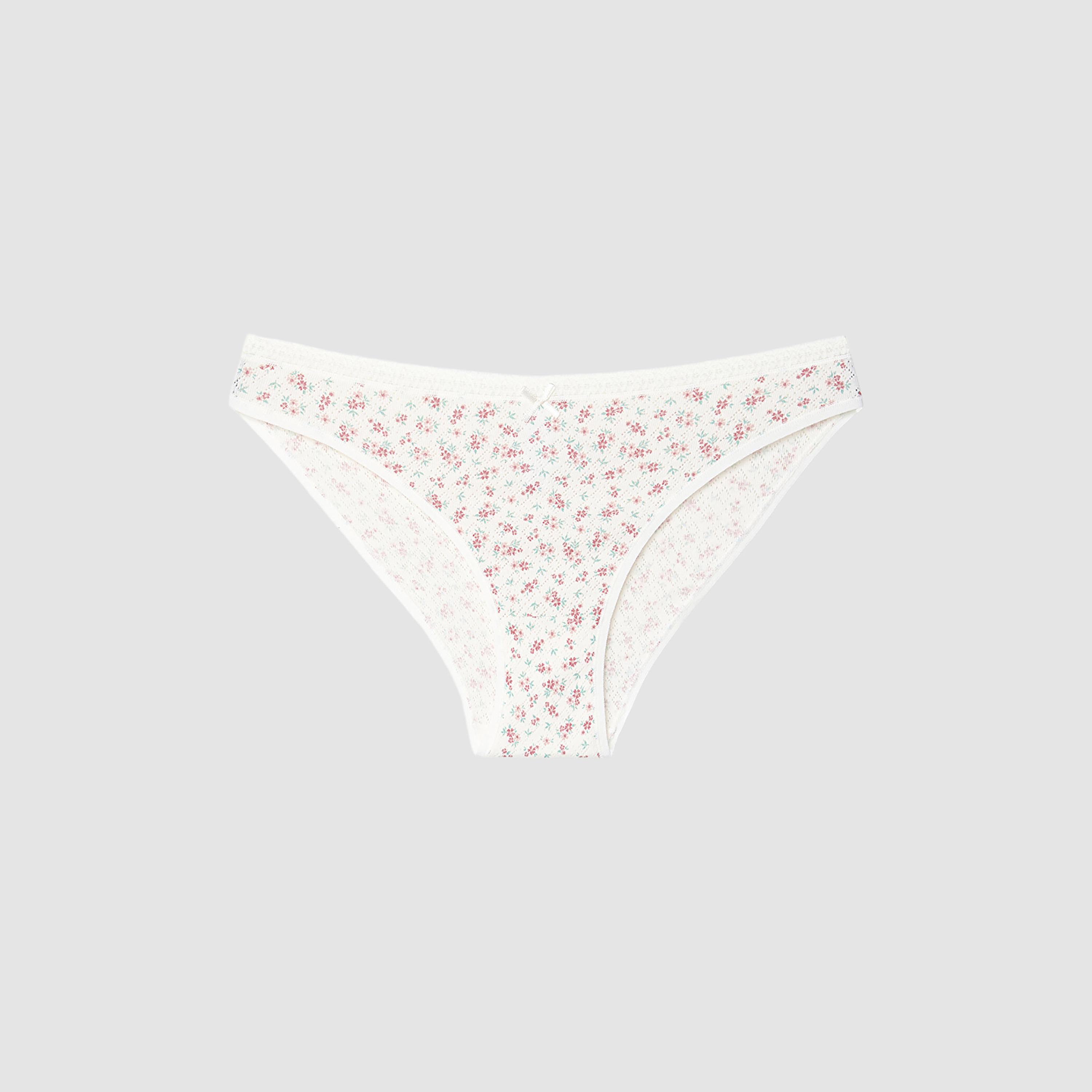 Penti Pack of 3 Soil Blossom Cotton Floral Patterned Medium Coverage Women's Bikini Brief Panties-women-clothing-lingerie-panties-image-7