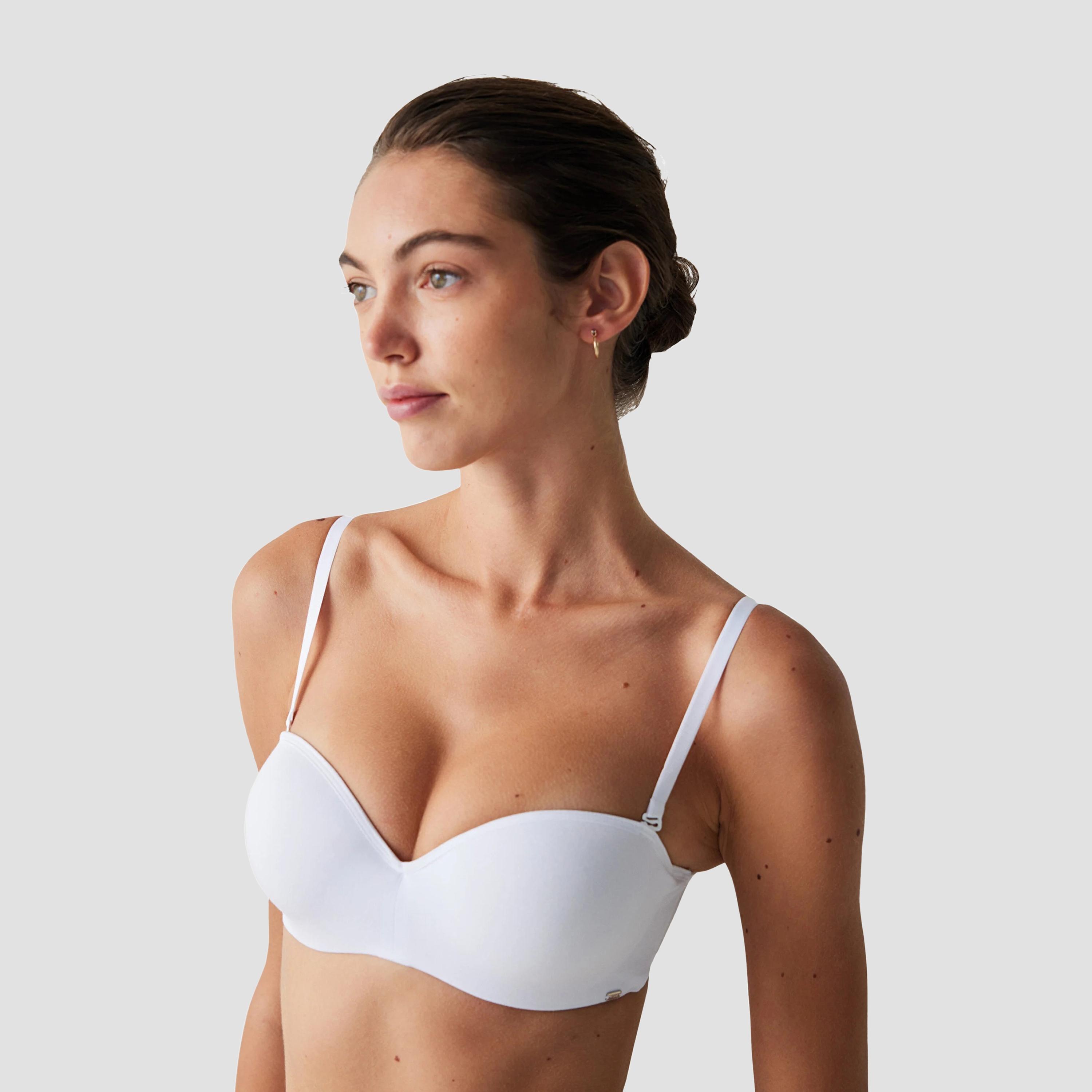 Penti Angelina Sutyen White Wired Medium Support Padded Women's Multiway Bra-women-clothing-lingerie-bras-image-2