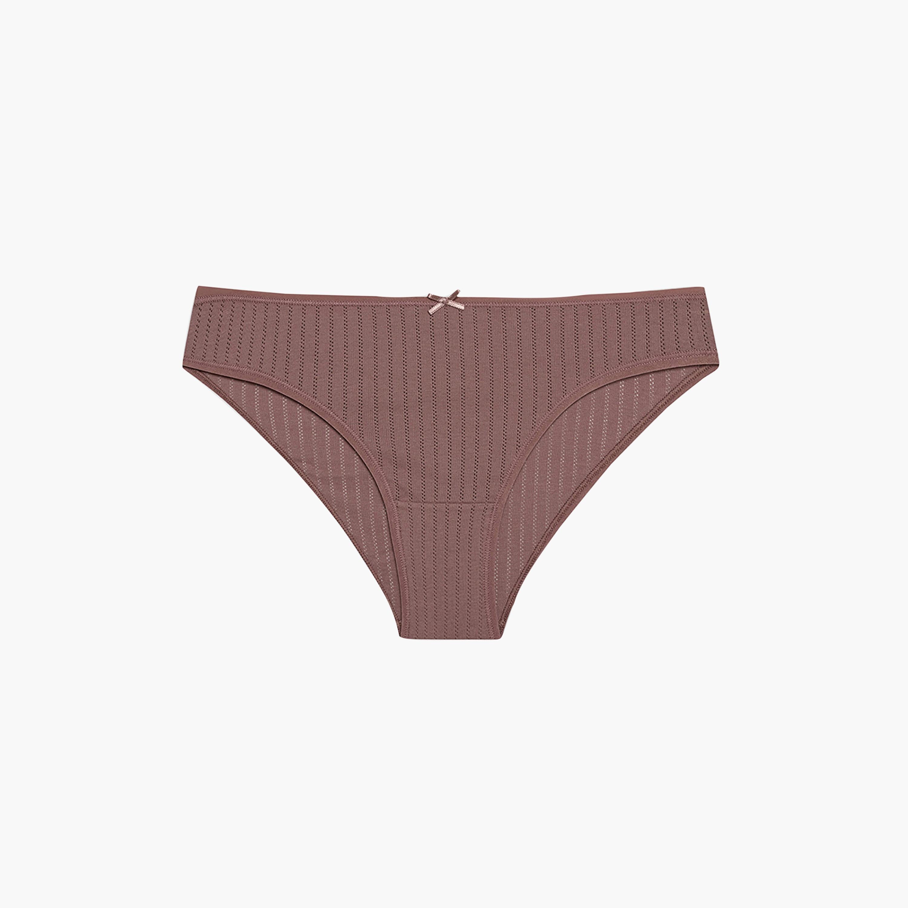 Penti Pack of 3 Woody Multicolour Cotton Medium Coverage Women's Bikini Panty-women-clothing-lingerie-panties-image-5
