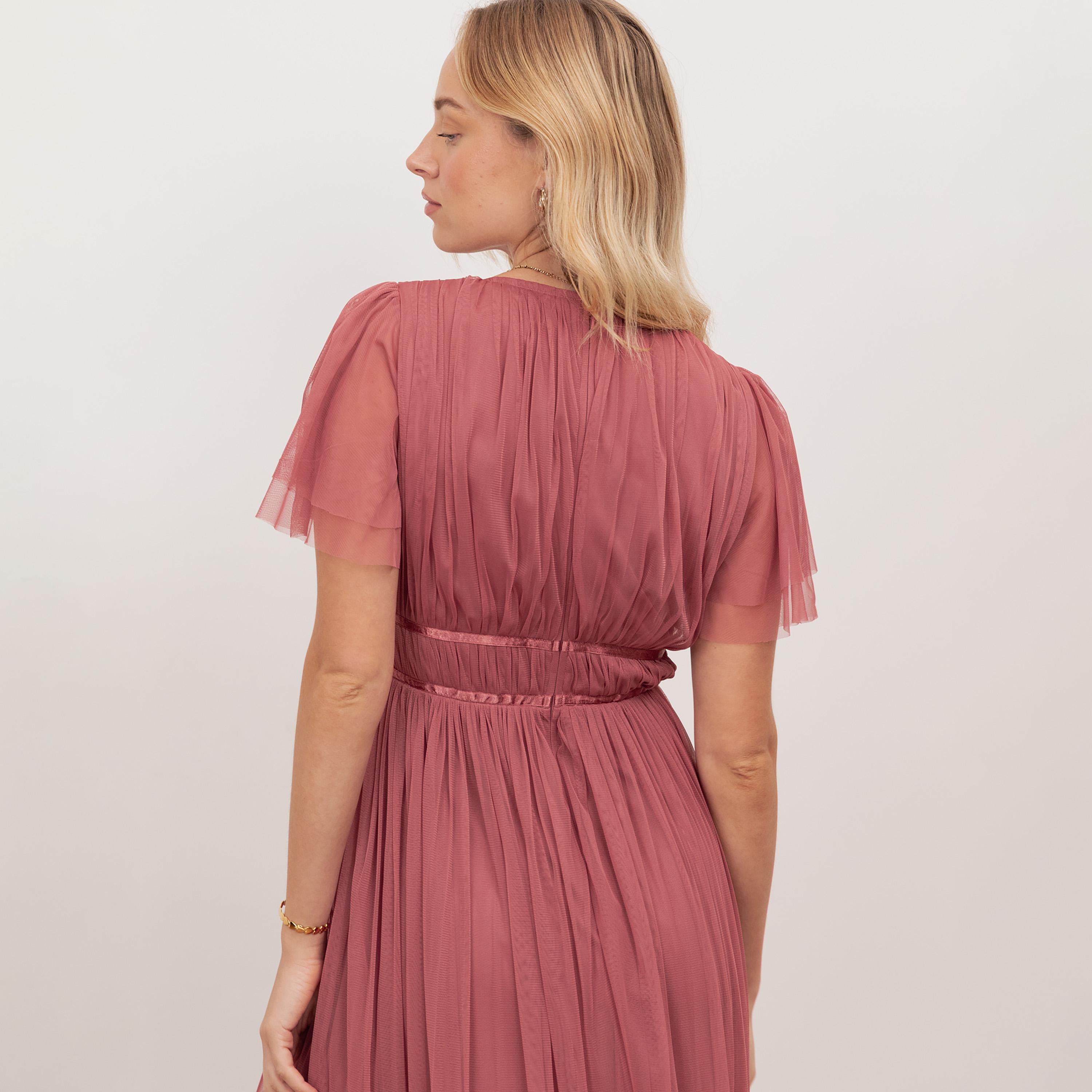 فستان ماكسي نسائي من أنايا ويز لاف، من التل، بأكمام واسعة وقصة واسعة-women-clothing-dresses-image-10