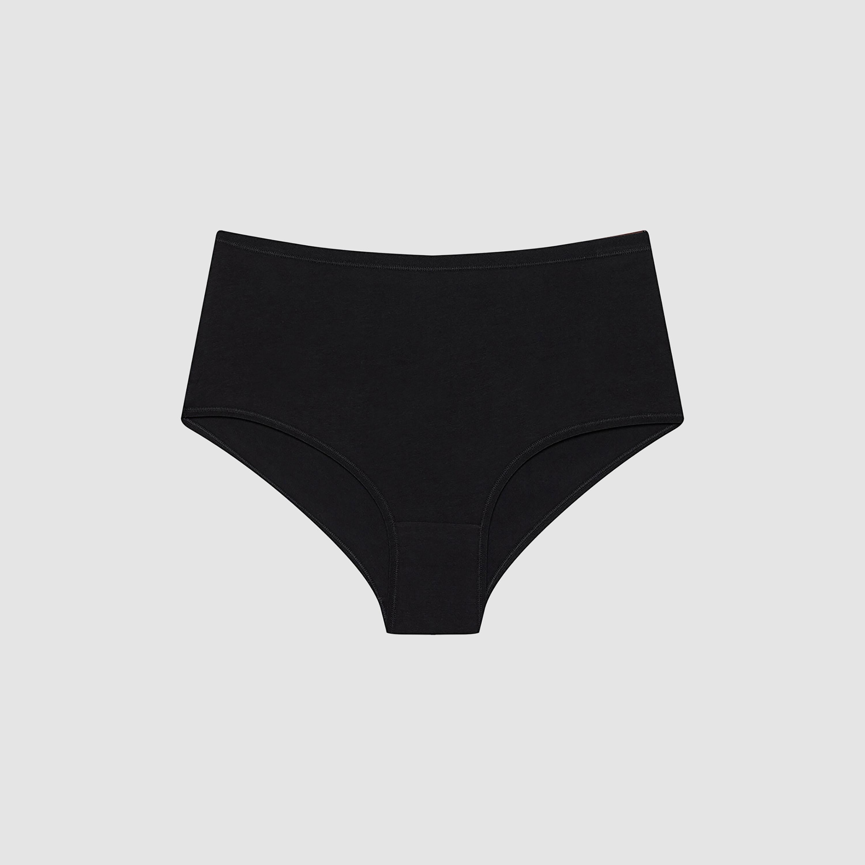طقم من 3 قطع سروال داخلي نسائي قطني سادة بتغطية متوسطة "بريف" من بنتي-women-clothing-lingerie-panties-image-9