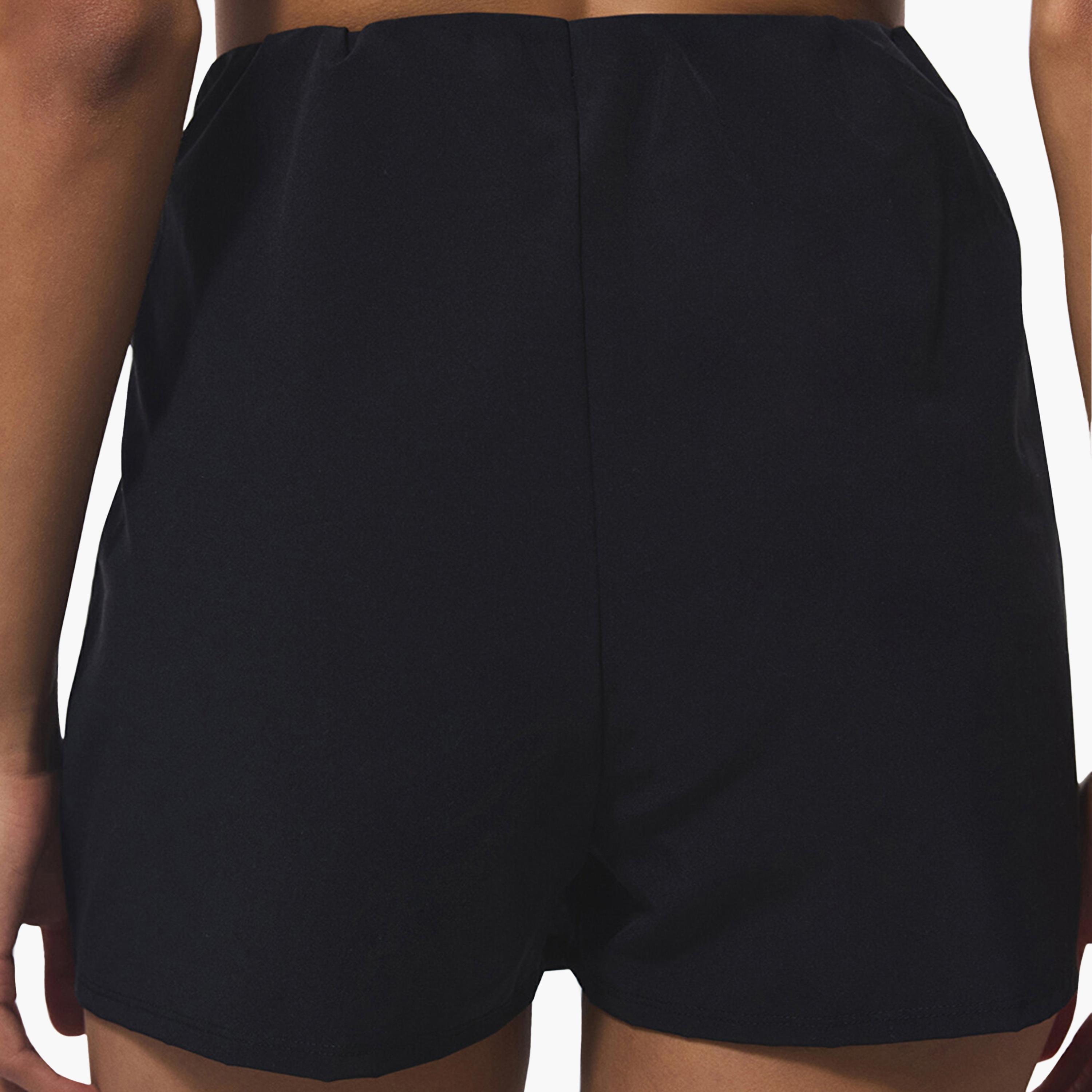 Penti Black Plain Women's Swim Skorts-women-clothing-swimandbeach-beachwear-image-4