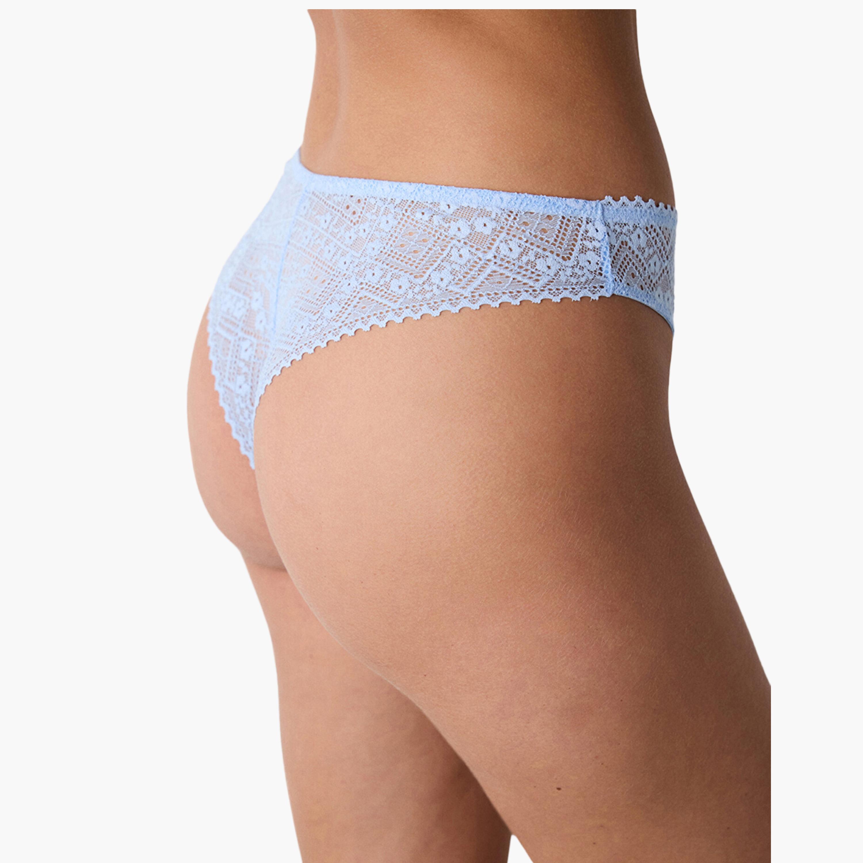 ملابس داخلية برازيلية نسائية منخفضة التغطية لوتس من بينتي-women-clothing-lingerie-panties-image-2