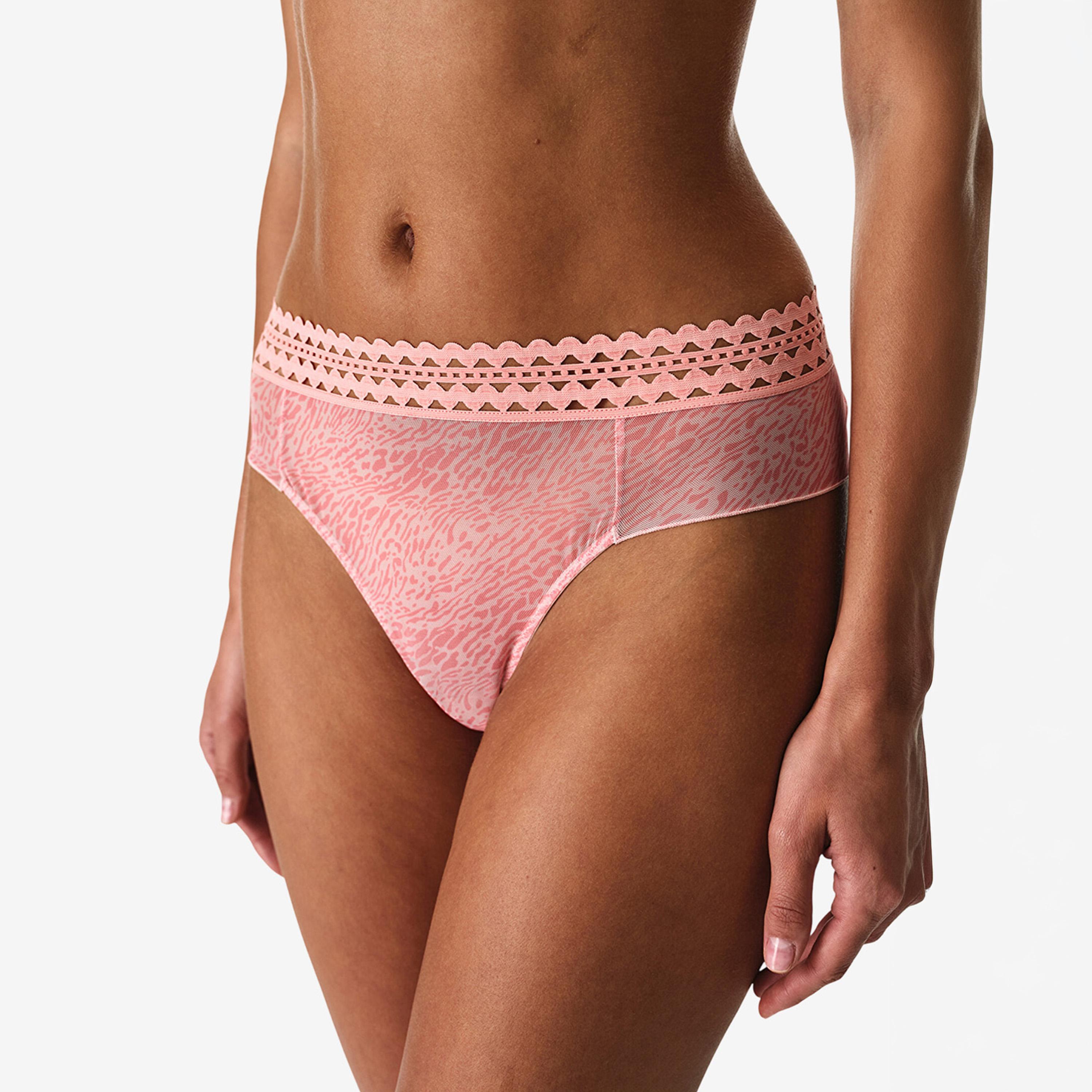 Penti Cheeky Pink Abstract Print Medium Coverage Women's Hipster Panty-women-clothing-lingerie-panties-image-1