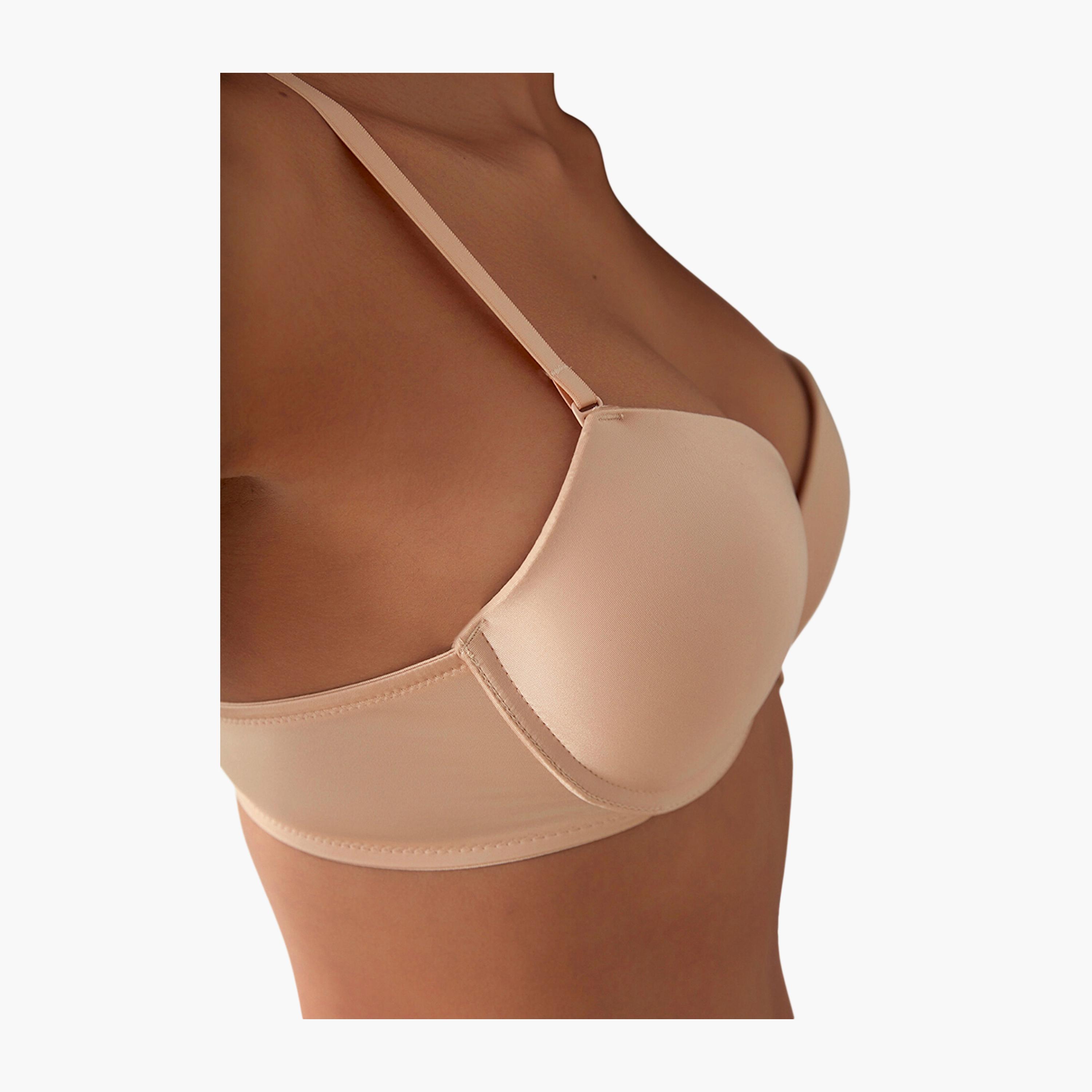 Penti Wowbra Sutyen Beige Wired Medium Support Padded Women's Push-Up Bra-women-clothing-lingerie-bras-image-4