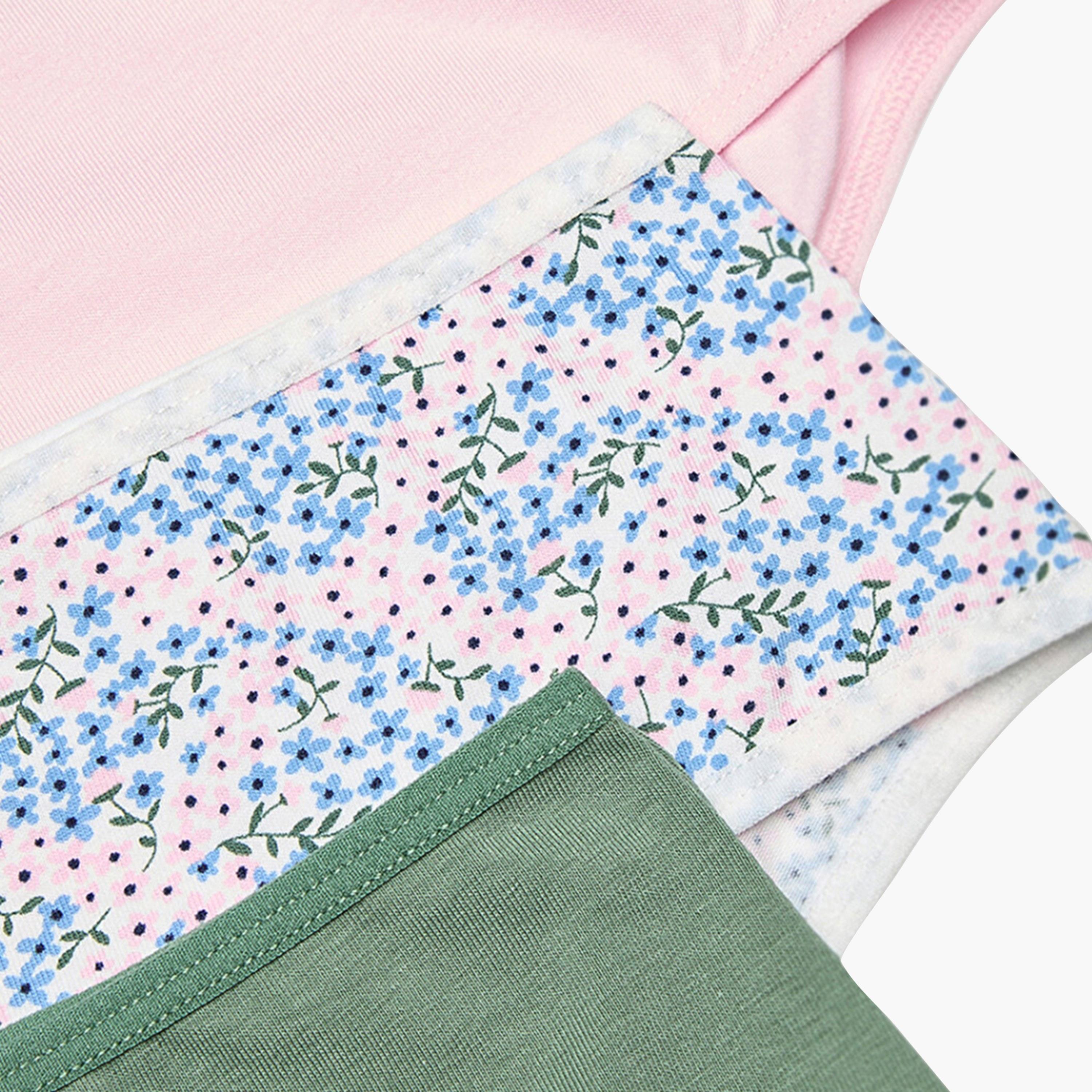 مجموعة من 3 قطع بيكيني نسائية متوسطة التغطية متعددة الألوان سويت بوكيه من بينتي-women-clothing-lingerie-panties-image-6