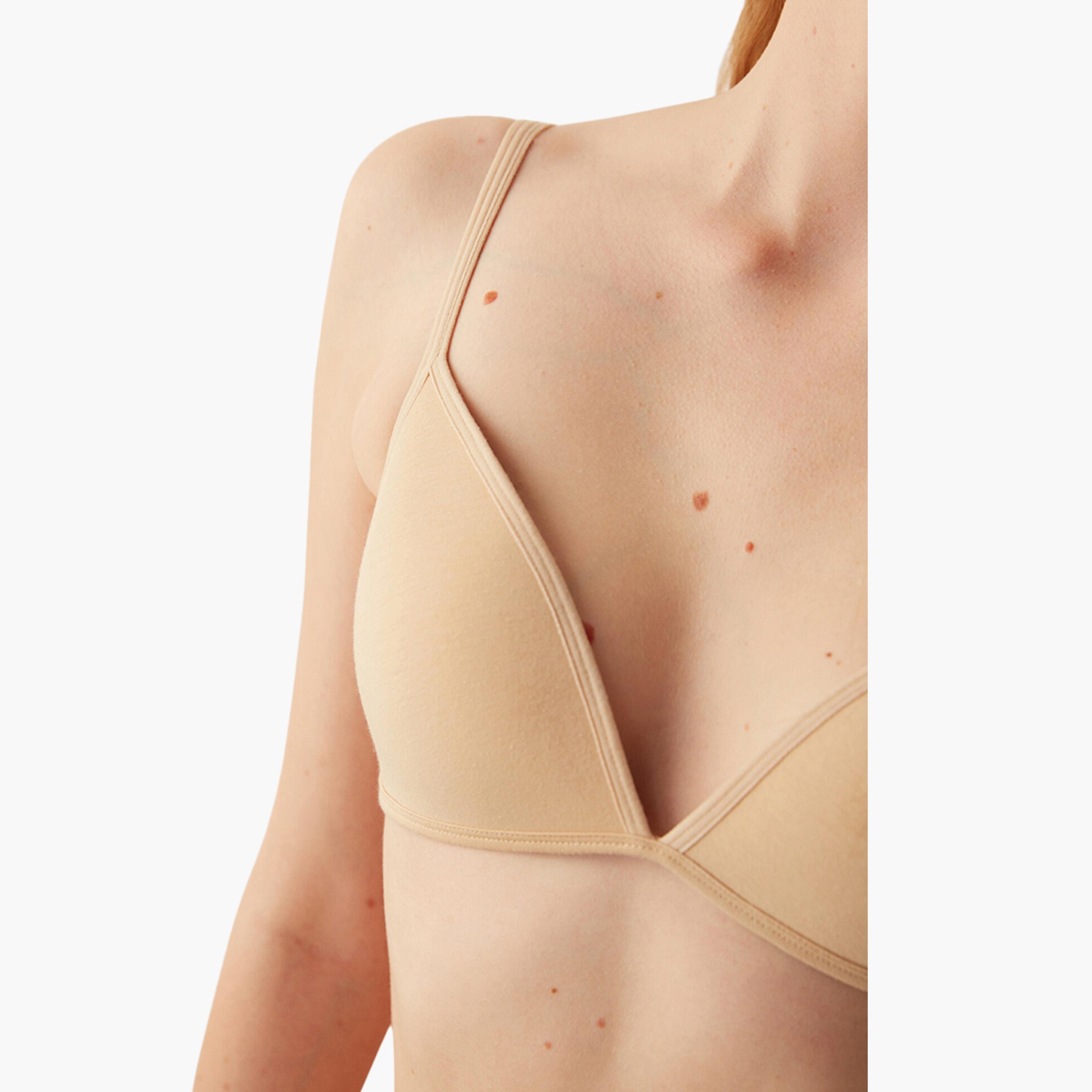 Penti Flex Sutyen Non-Wired Light Support Padded Women's Plunge Bra-women-clothing-lingerie-bras-image-5