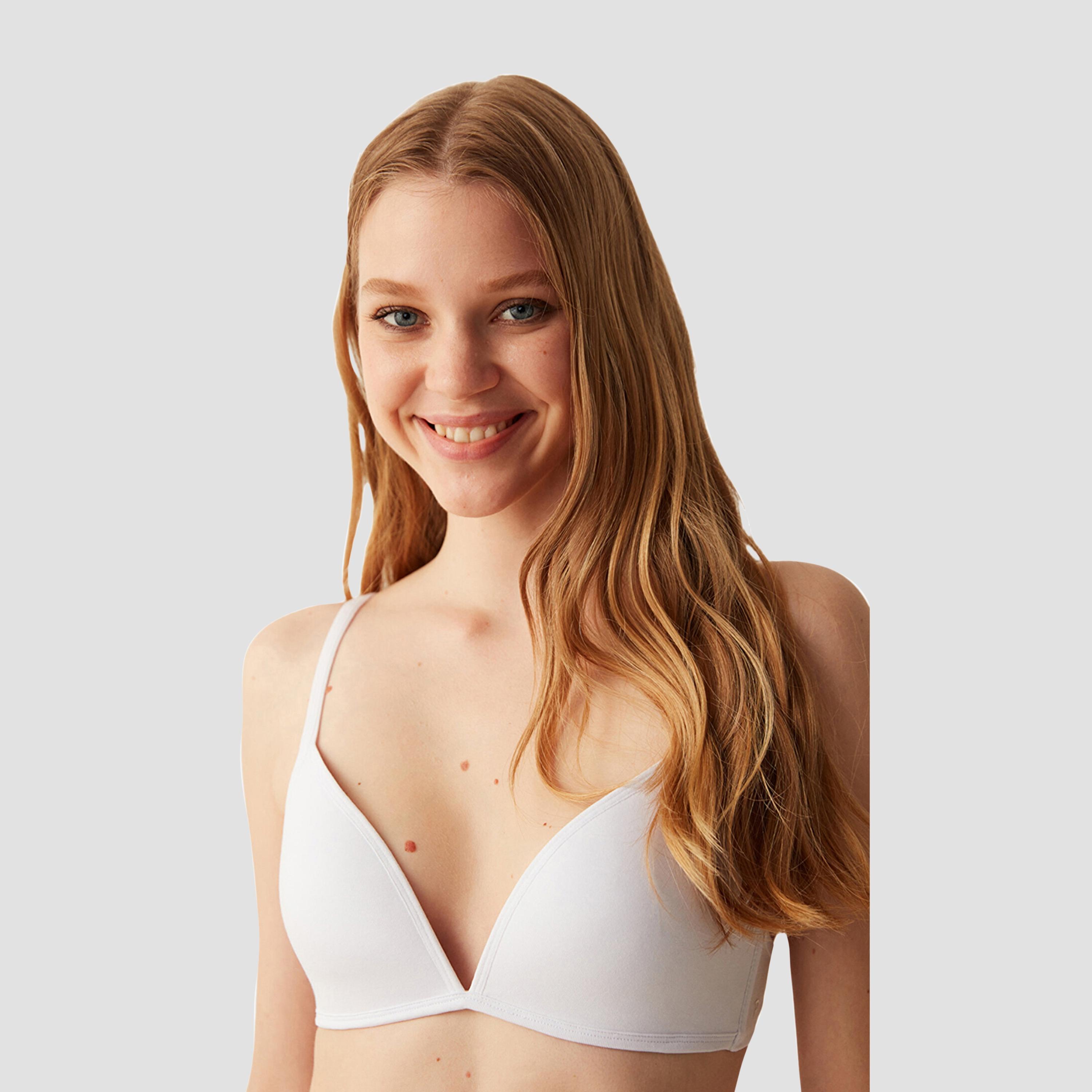Penti Flex Sutyen Non-Wired Light Support Padded Women's Plunge Bra-women-clothing-lingerie-bras-image-2