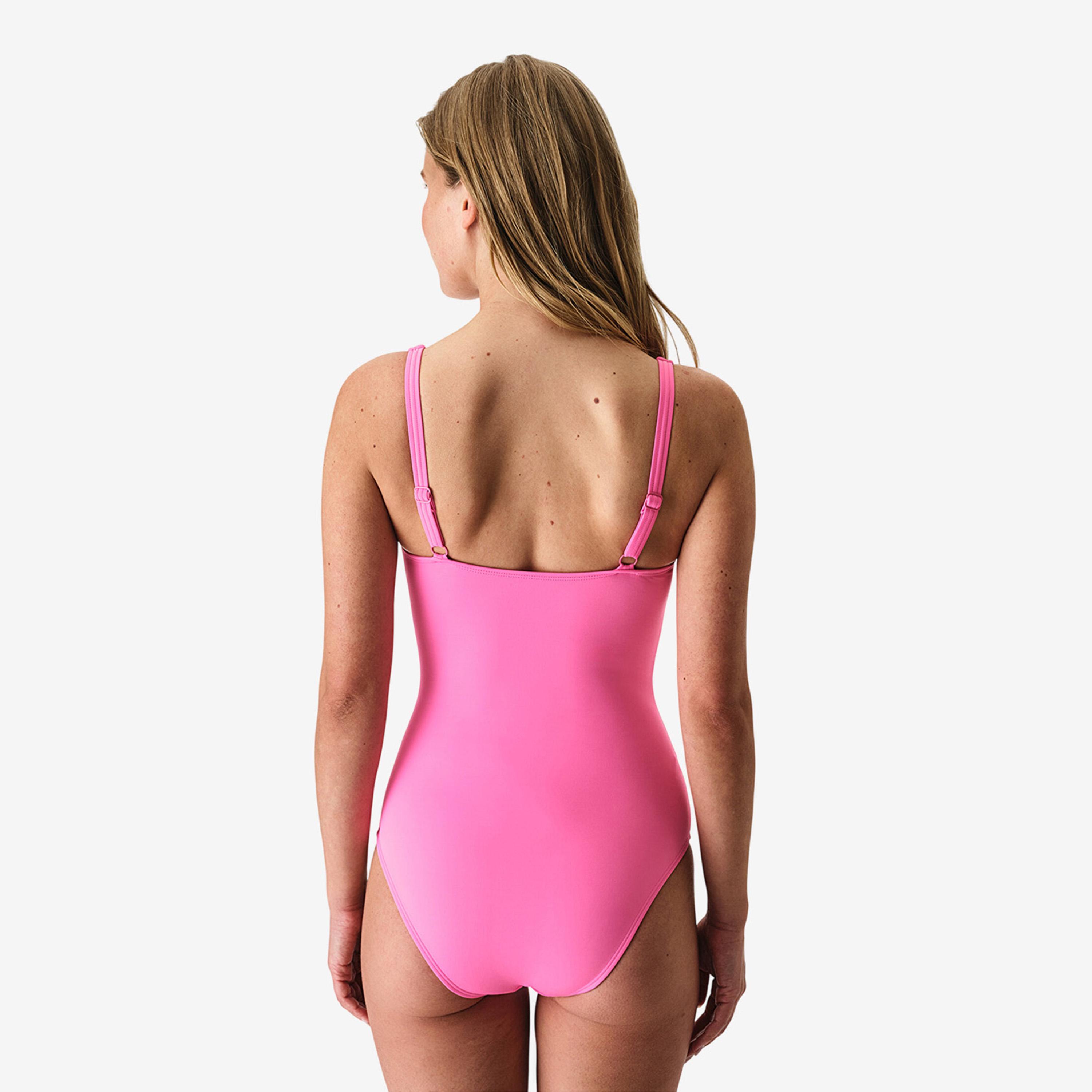 Penti Pink Ruched Strappy Women's Swimsuit-sports-gear-swimming-women-image-2